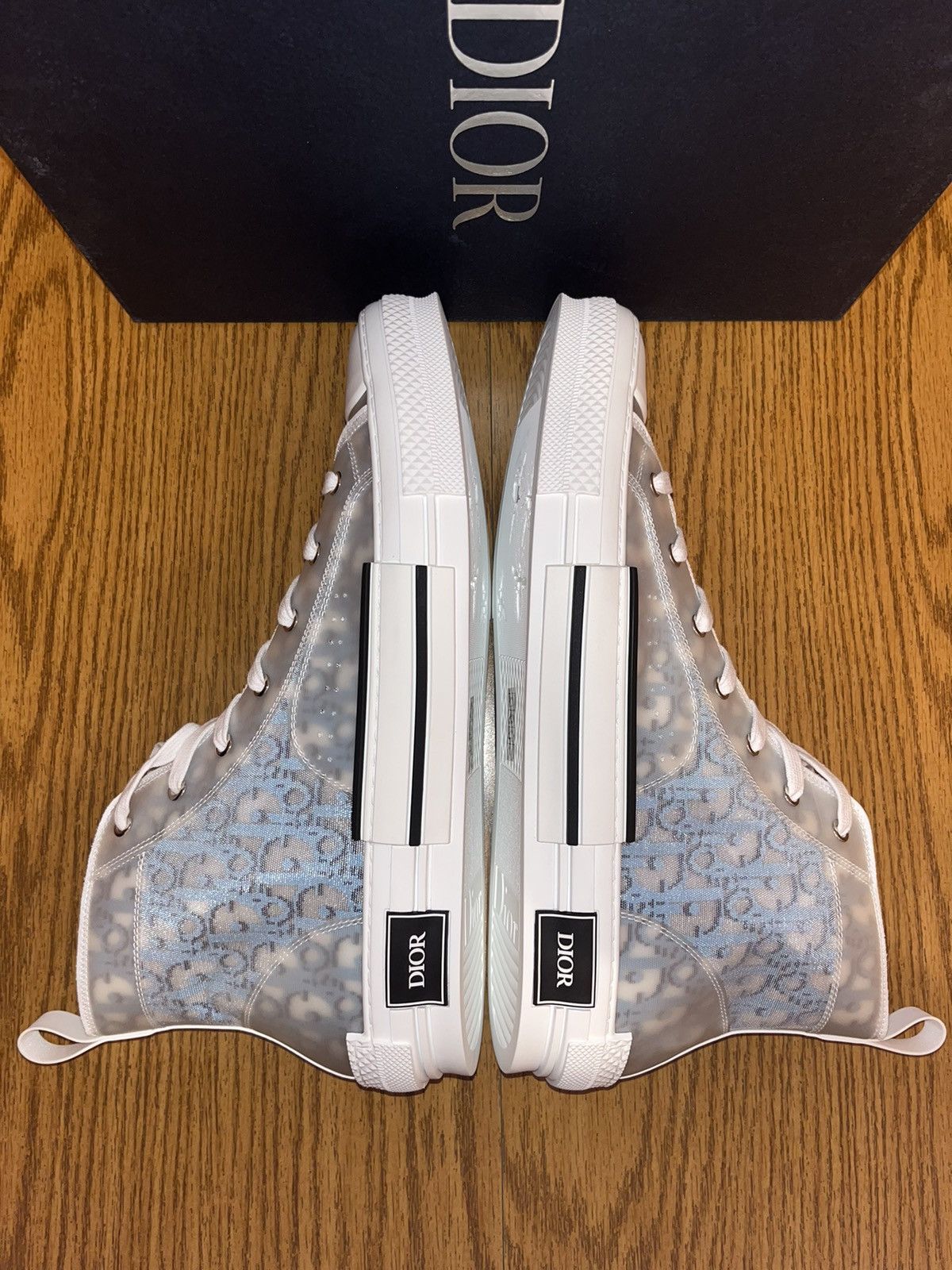 Dior Dior B23 Oblique Pixel High-Top Sneaker Size US 14 / EU 47 - 3 Thumbnail