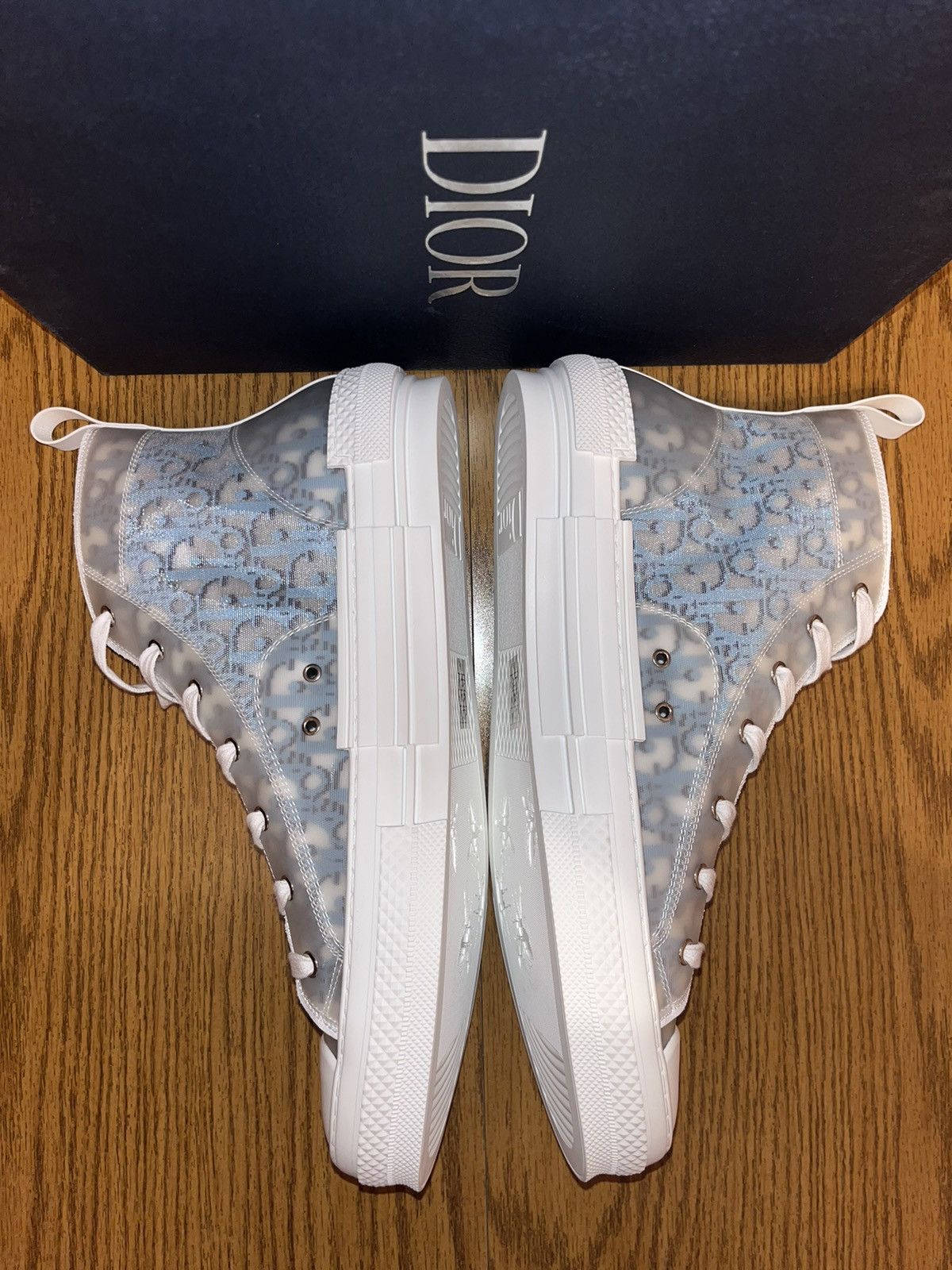 Dior Dior B23 Oblique Pixel High-Top Sneaker Size US 14 / EU 47 - 4 Thumbnail