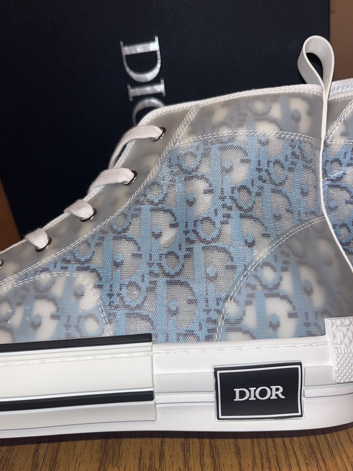 Dior Dior B23 Oblique Pixel High-Top Sneaker Size US 14 / EU 47 - 7 Thumbnail