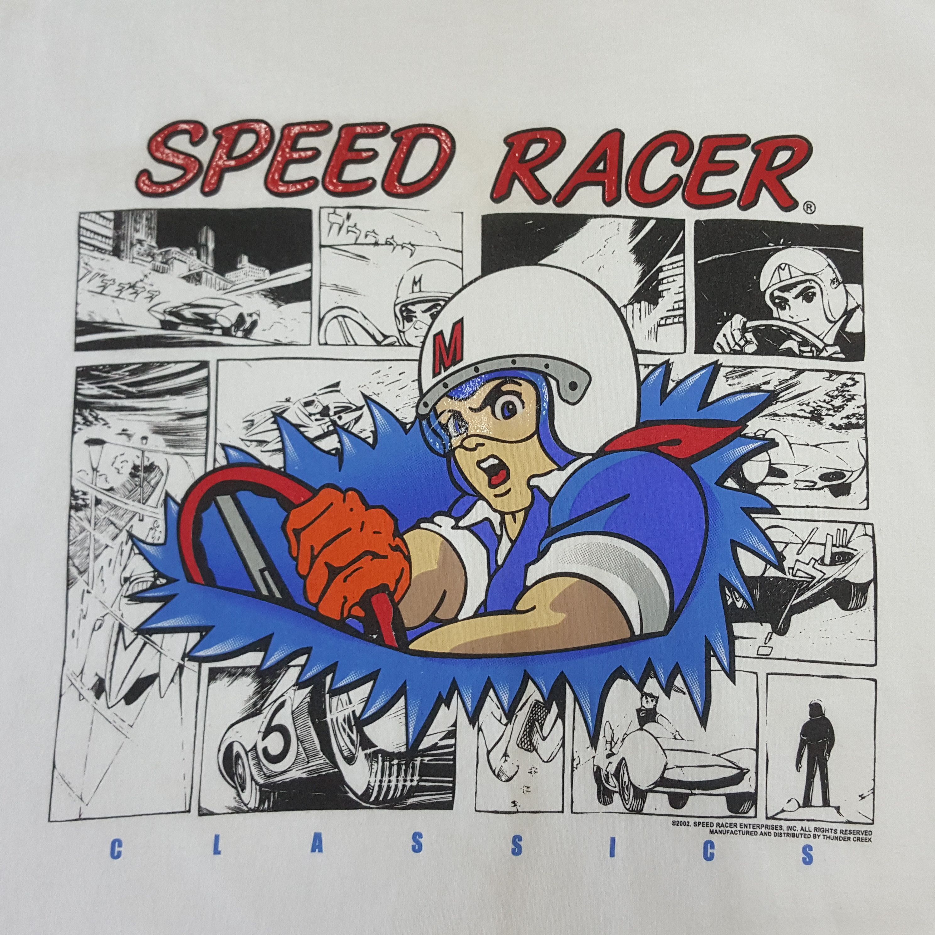 Anime × Cartoon Network × Vintage Vintage Speed Racer Japanese manga series ringer t-shirt Size US L / EU 52-54 / 3 - 3 Thumbnail