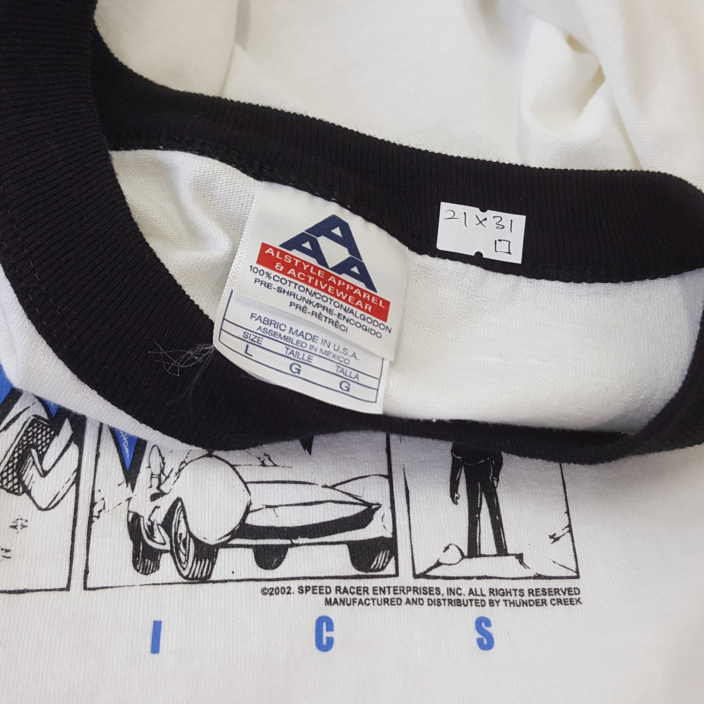 Anime × Cartoon Network × Vintage Vintage Speed Racer Japanese manga series ringer t-shirt Size US L / EU 52-54 / 3 - 5 Thumbnail