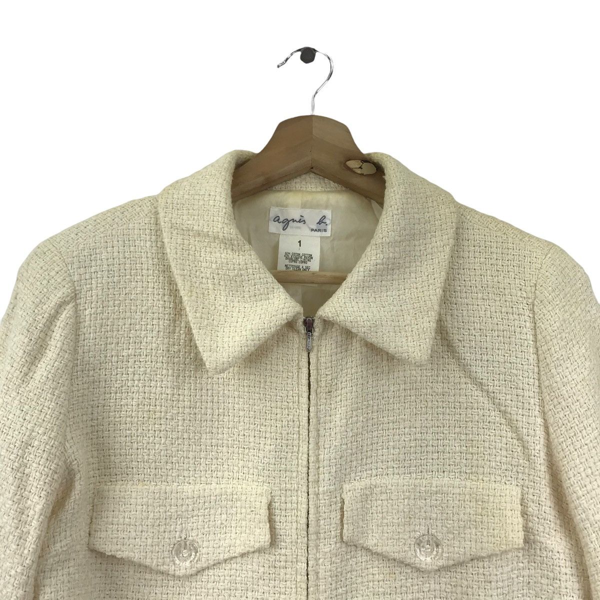 agnes b. AGNES B. PARIS French Designer Brand Coat Jacket Size US XS / EU 42 / 0 - 2 Thumbnail
