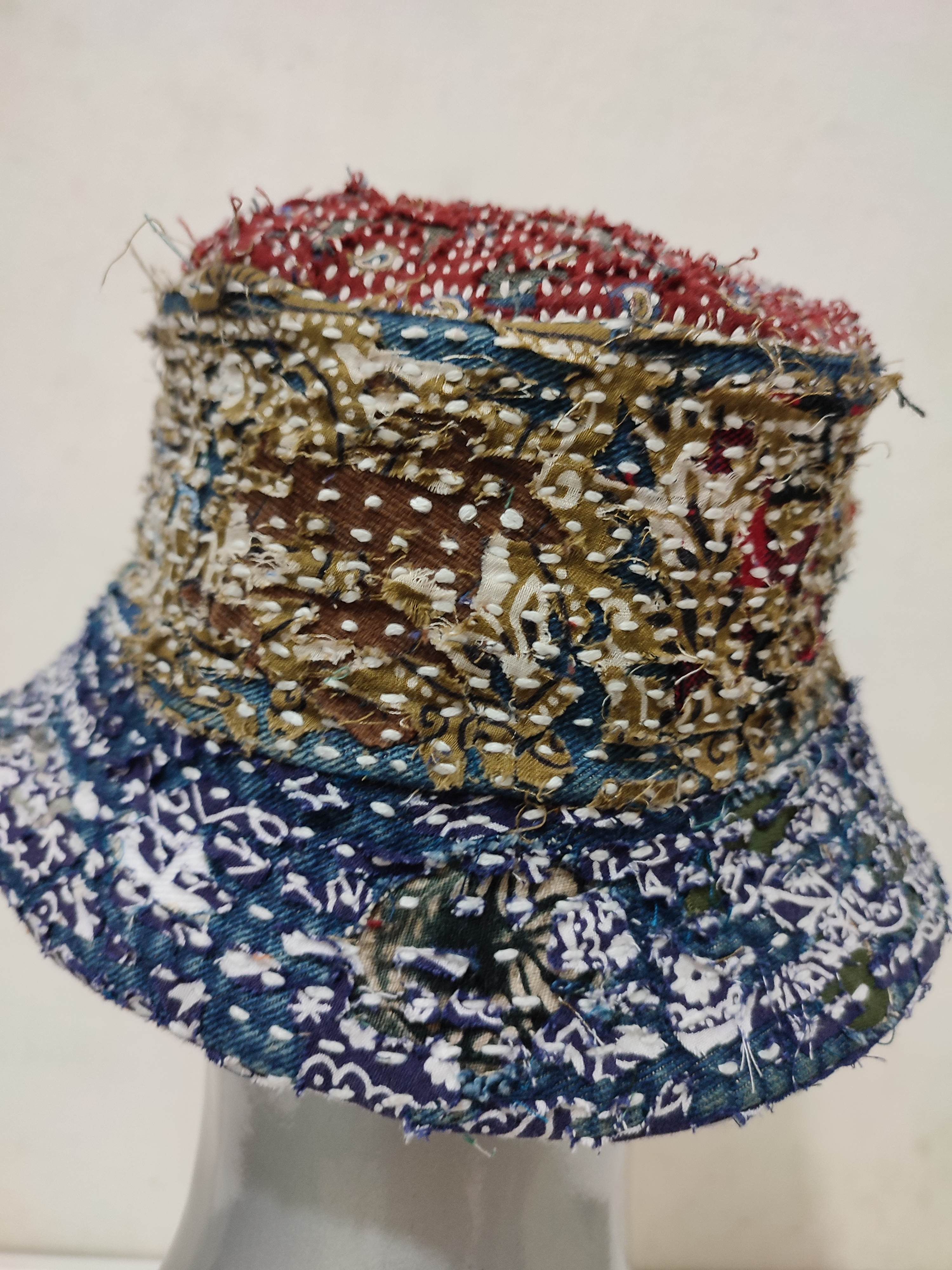 Other Custom Made Patchwork Paisley Bucket Hats boro Size ONE SIZE - 8 Thumbnail