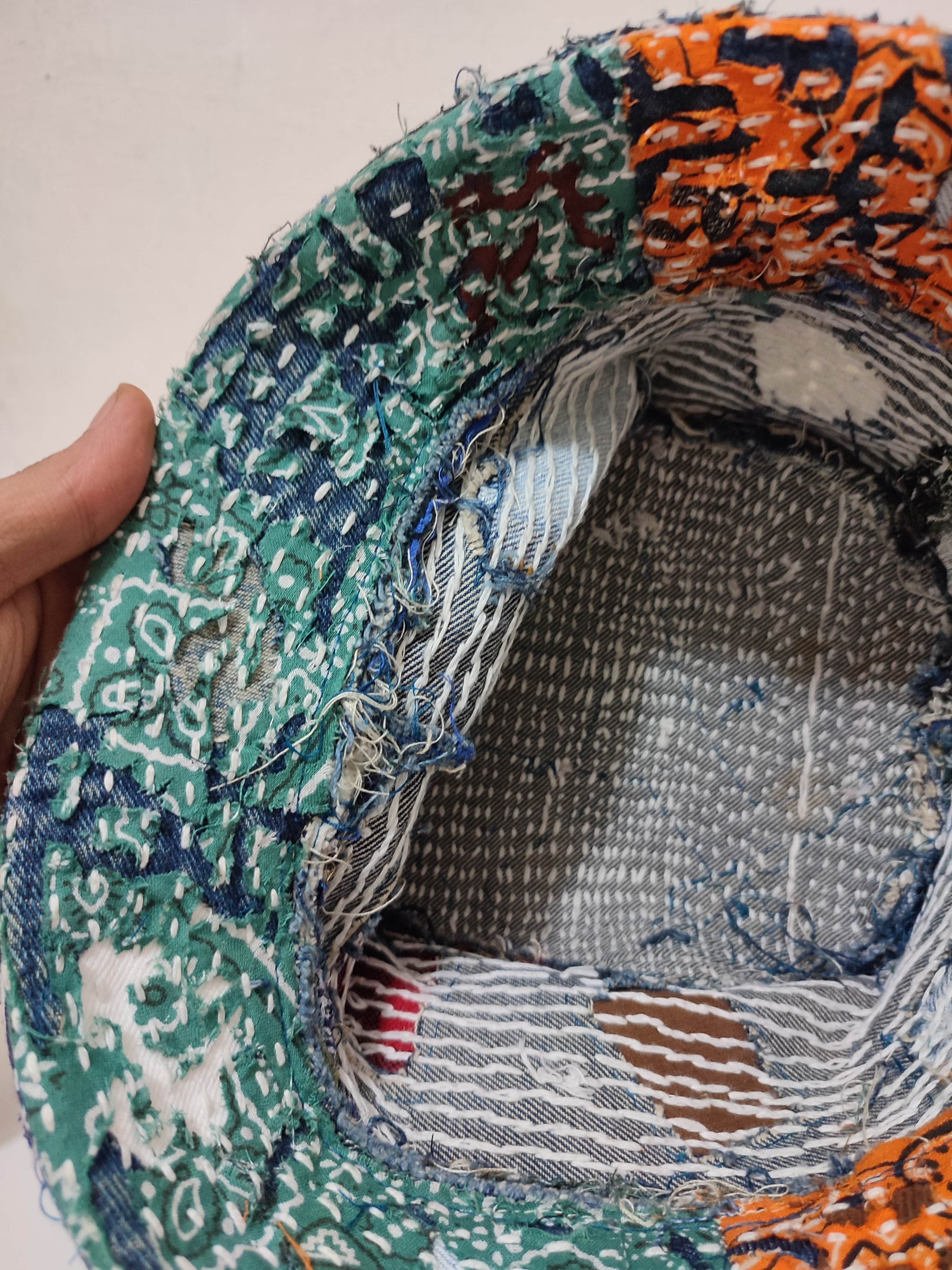 Other Custom Made Patchwork Paisley Bucket Hats boro Size ONE SIZE - 10 Thumbnail