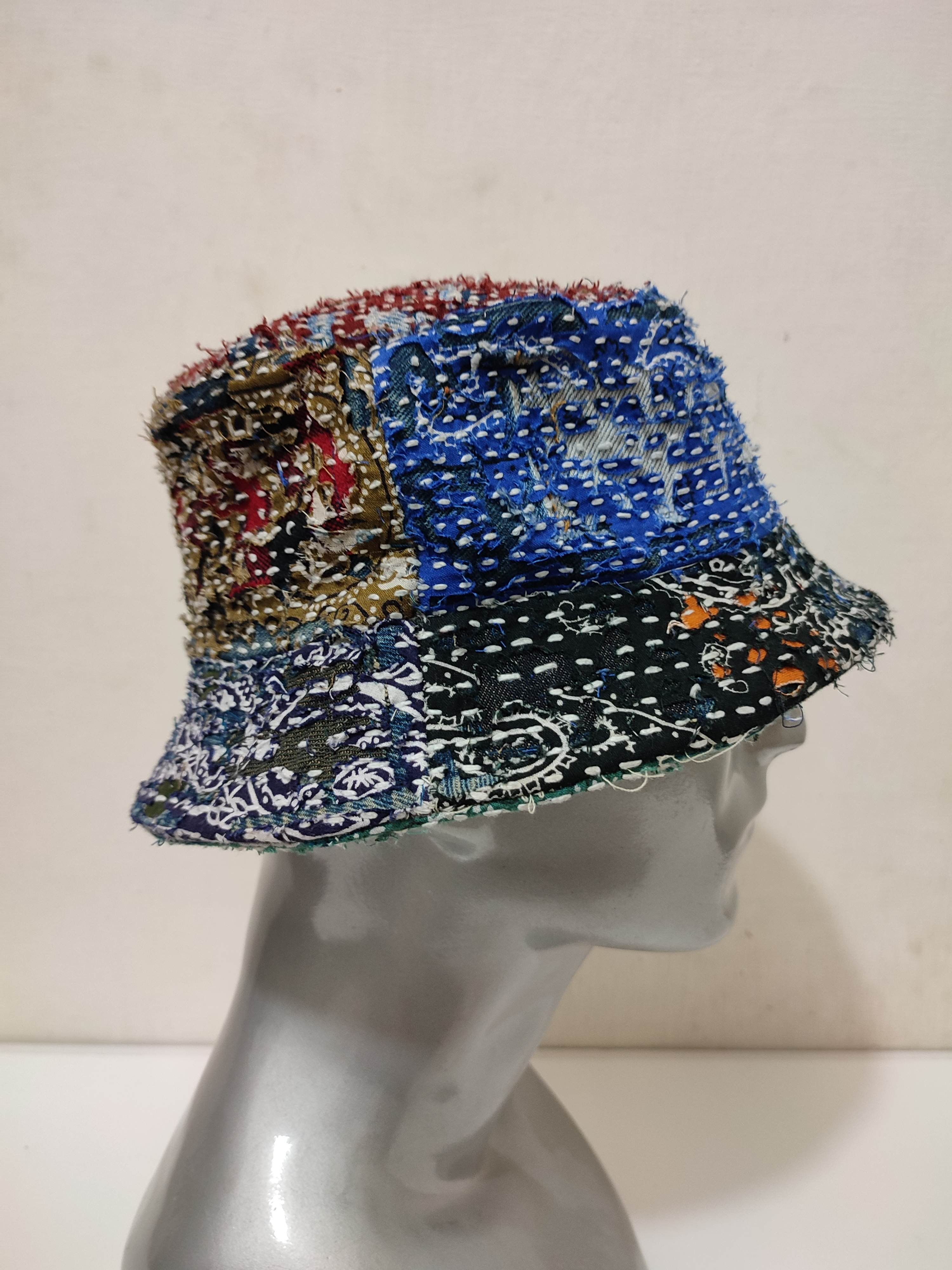 Other Custom Made Patchwork Paisley Bucket Hats boro Size ONE SIZE - 5 Thumbnail