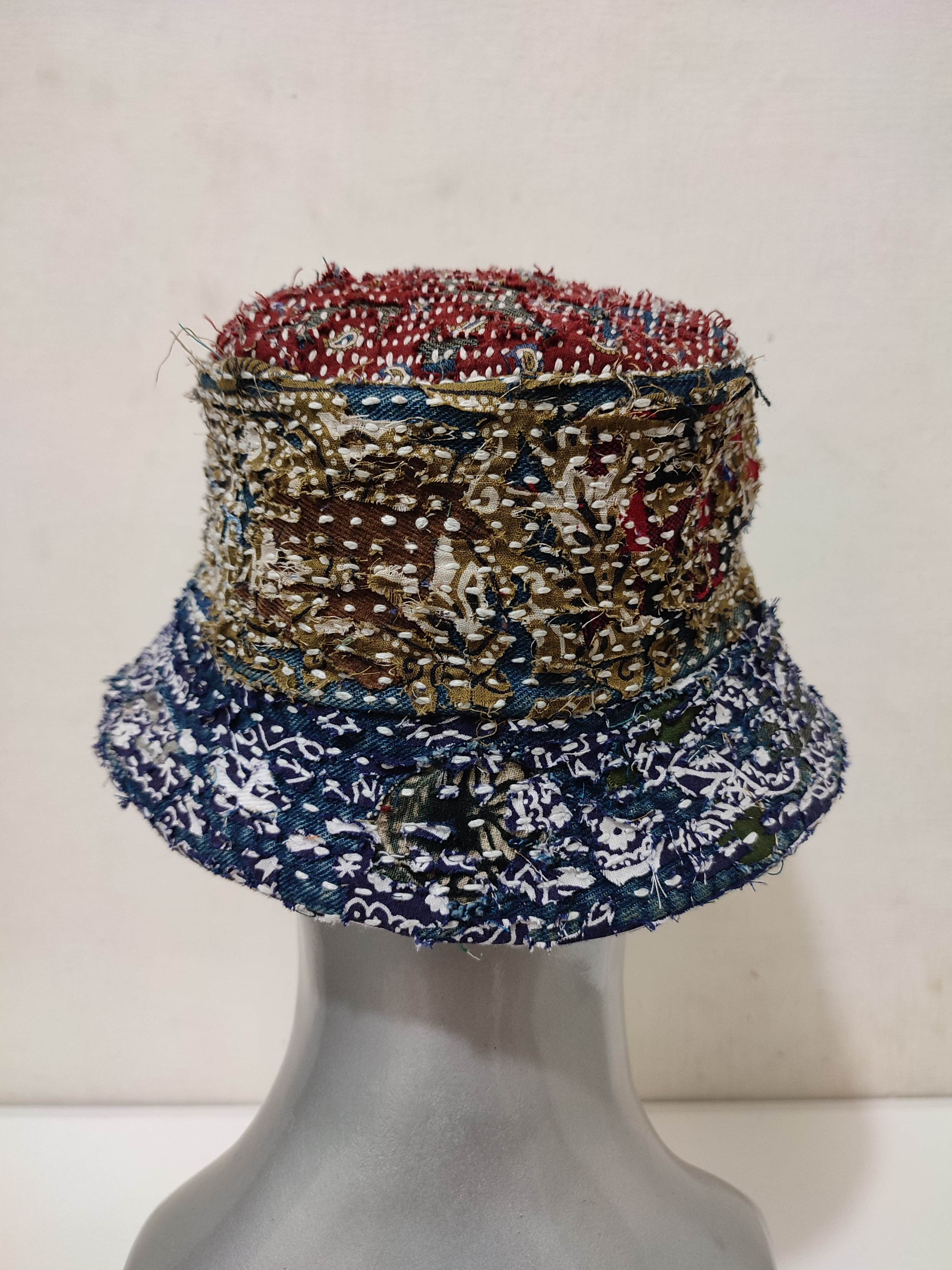Other Custom Made Patchwork Paisley Bucket Hats boro Size ONE SIZE - 6 Thumbnail