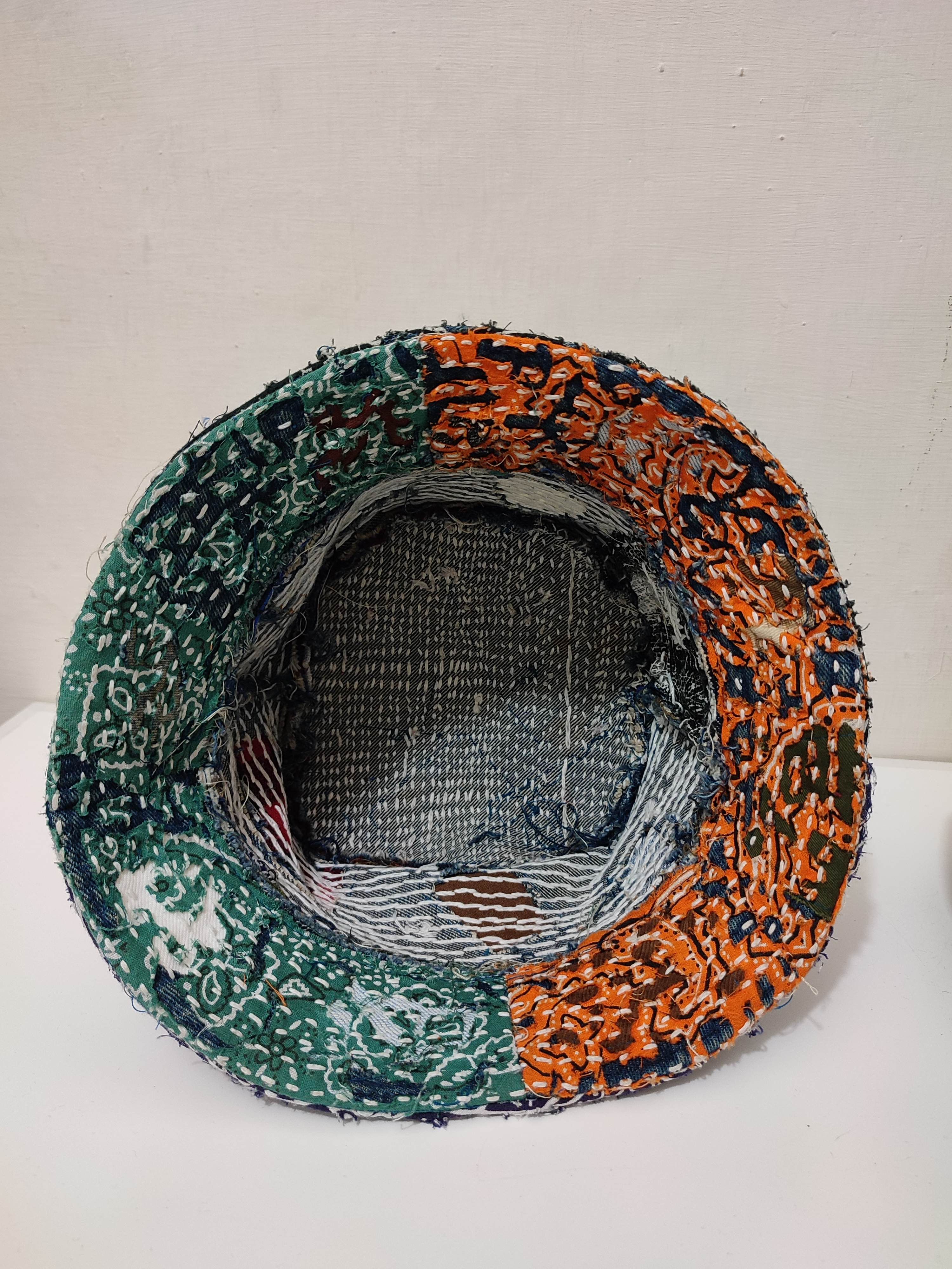 Other Custom Made Patchwork Paisley Bucket Hats boro Size ONE SIZE - 9 Thumbnail