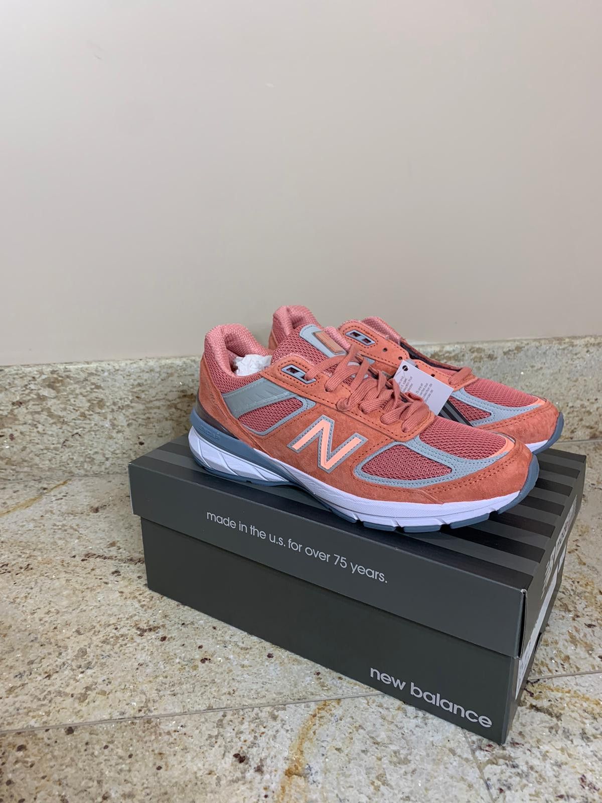 Salmon new balance 990 store