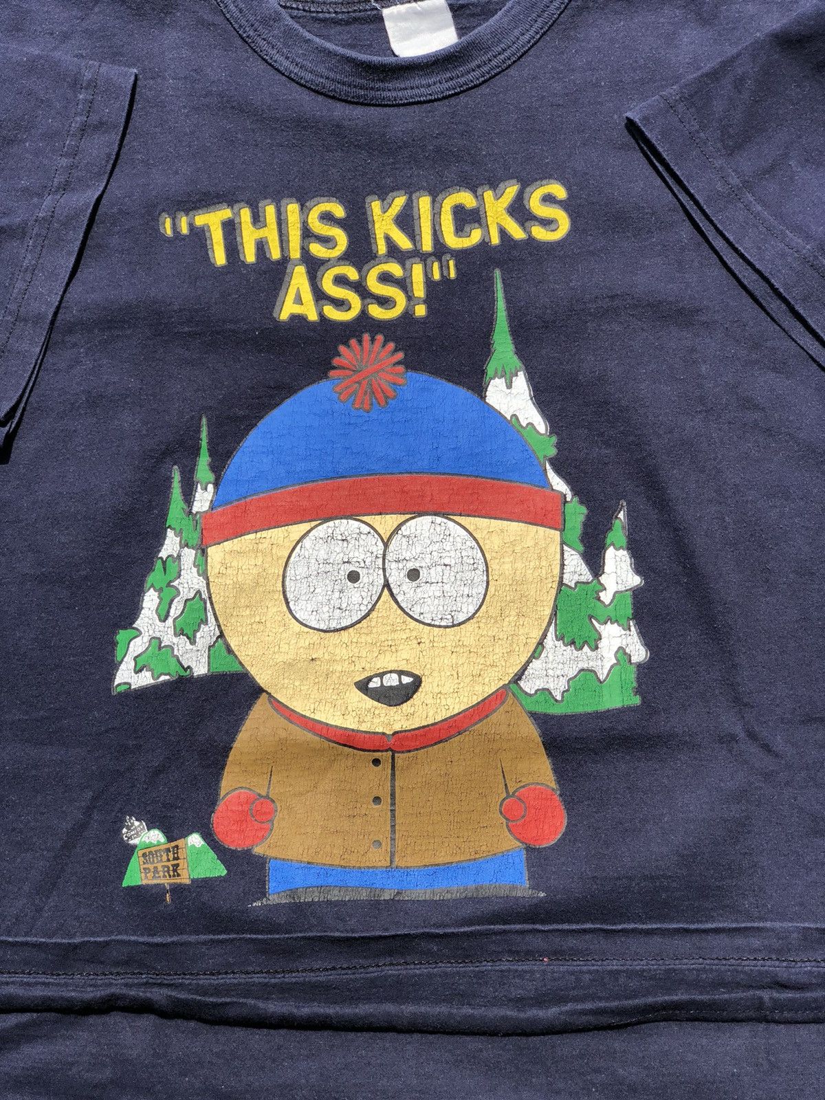 Anime Vintage 90s South Park This Kicks Ass (King of the Hill) Size US L / EU 52-54 / 3 - 3 Thumbnail