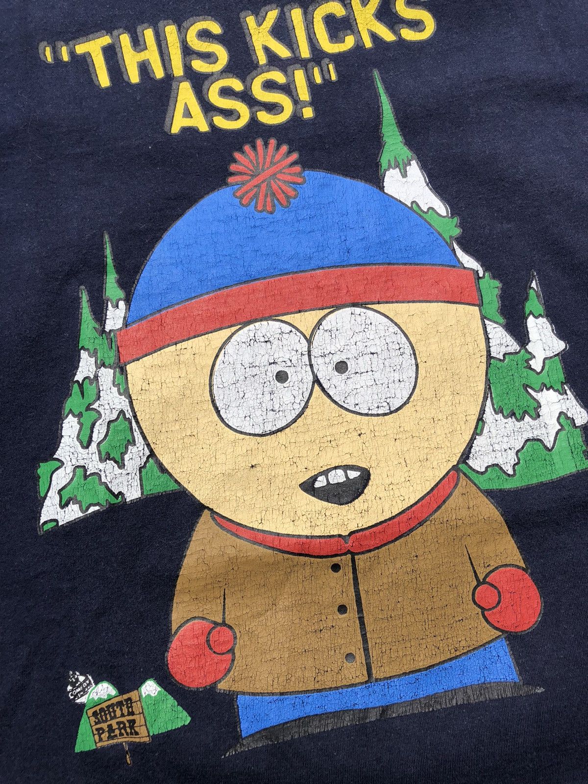 Anime Vintage 90s South Park This Kicks Ass (King of the Hill) Size US L / EU 52-54 / 3 - 5 Thumbnail
