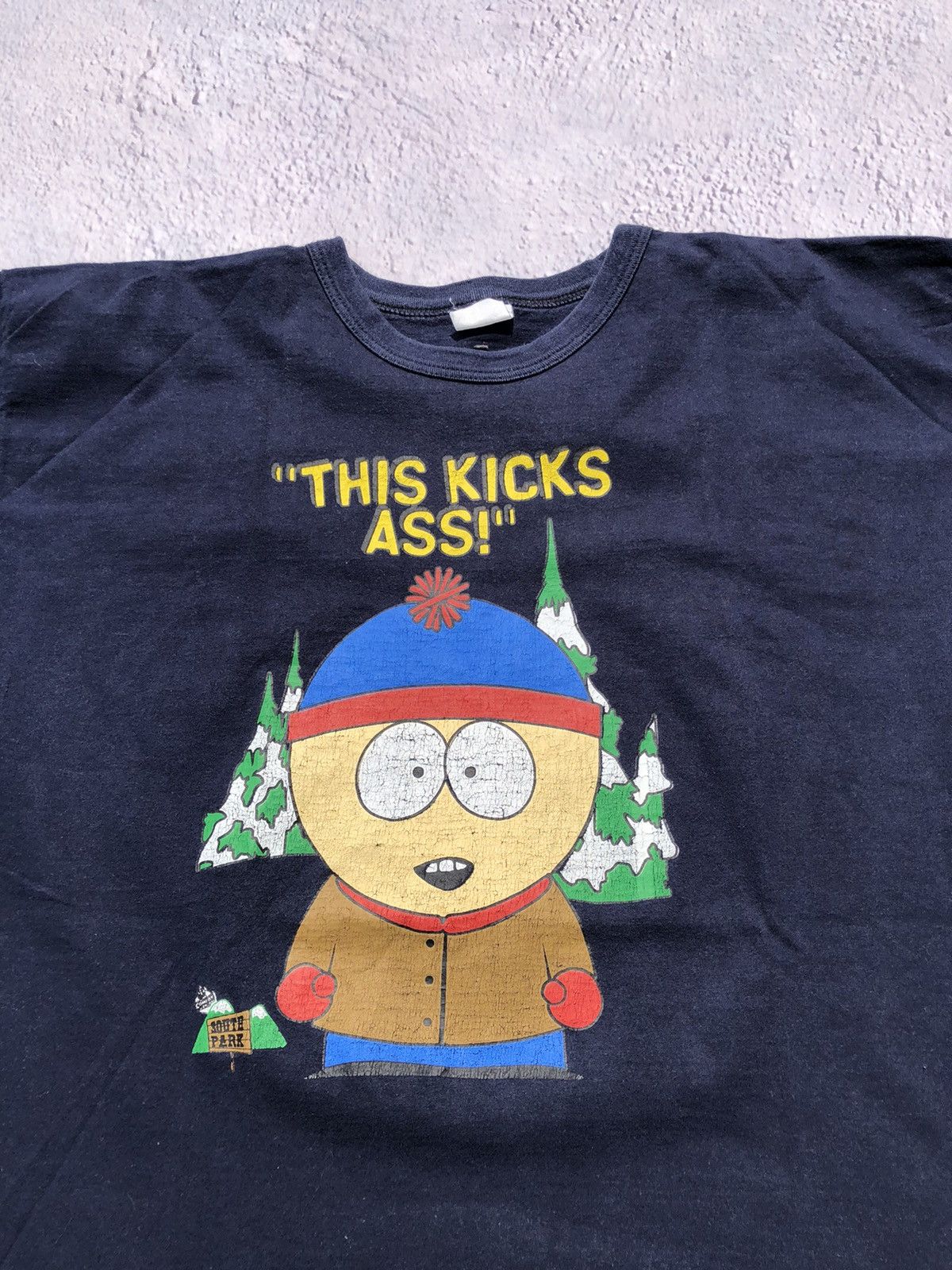 Anime Vintage 90s South Park This Kicks Ass (King of the Hill) Size US L / EU 52-54 / 3 - 4 Thumbnail