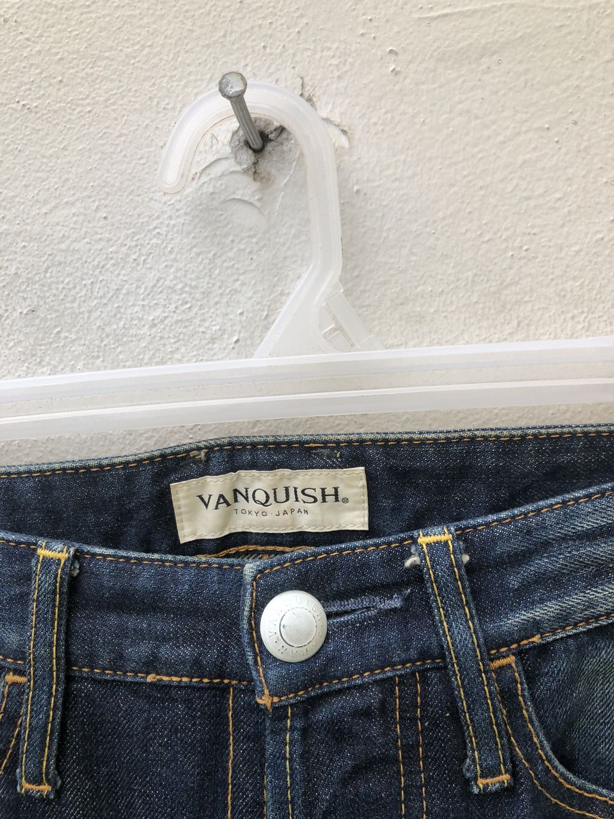 Vanquish Vanquish Japan Low Rise Released Hem Denim Flare Jeans Size US 31 - 7 Thumbnail