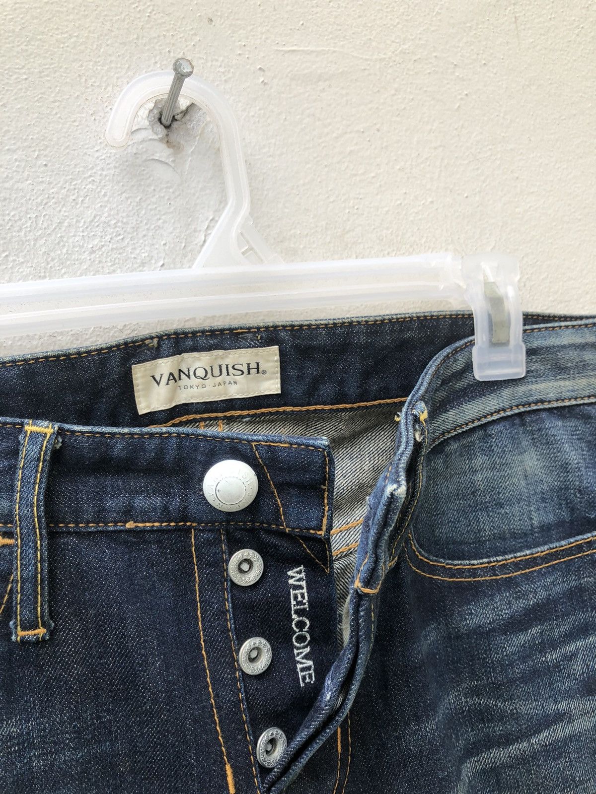 Vanquish Vanquish Japan Low Rise Released Hem Denim Flare Jeans Size US 31 - 9 Thumbnail