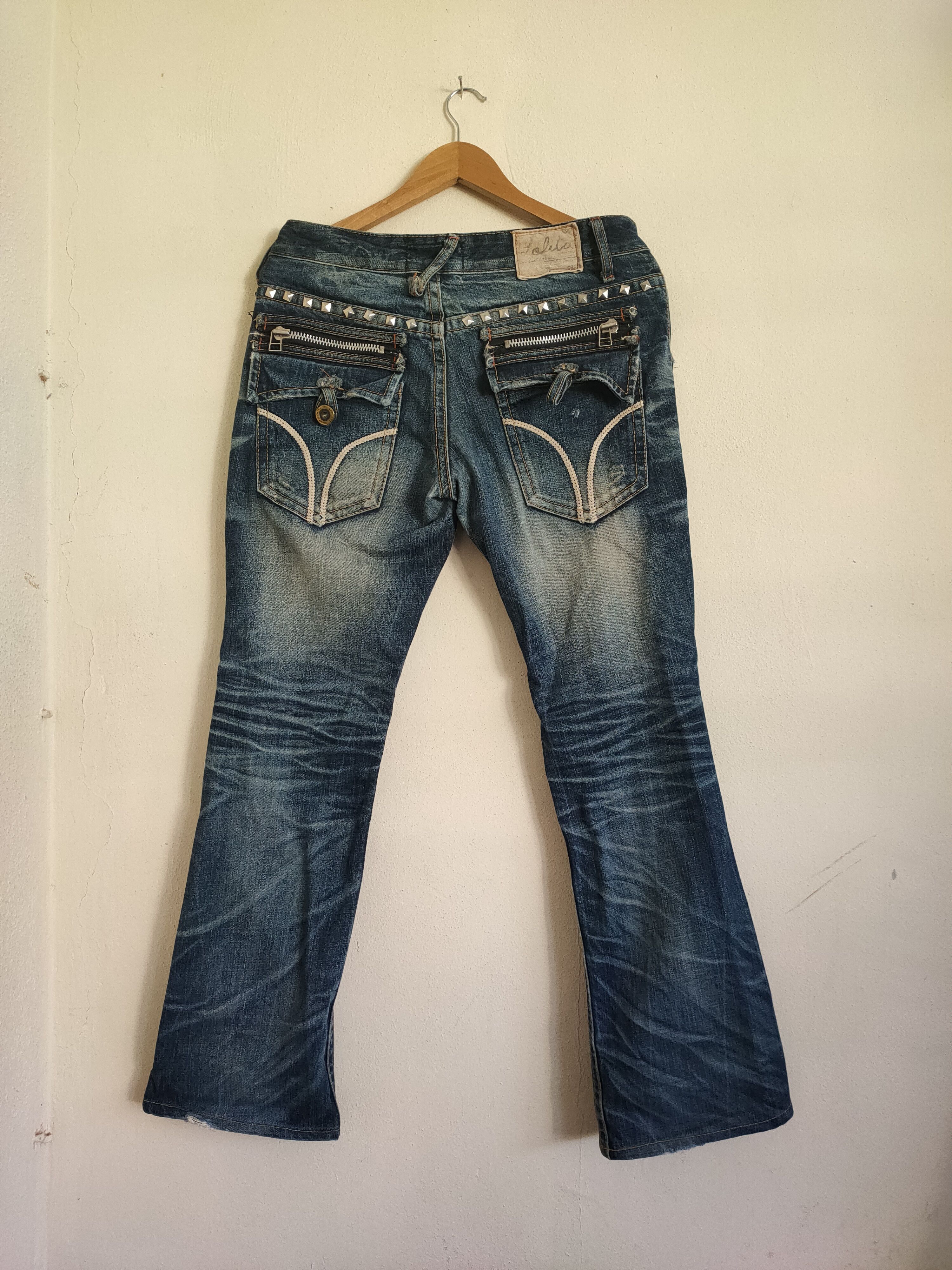 Japanese Brand × Vintage Vintage Lolita jeans Rare Design Size US 34 / EU 50 - 2 Thumbnail