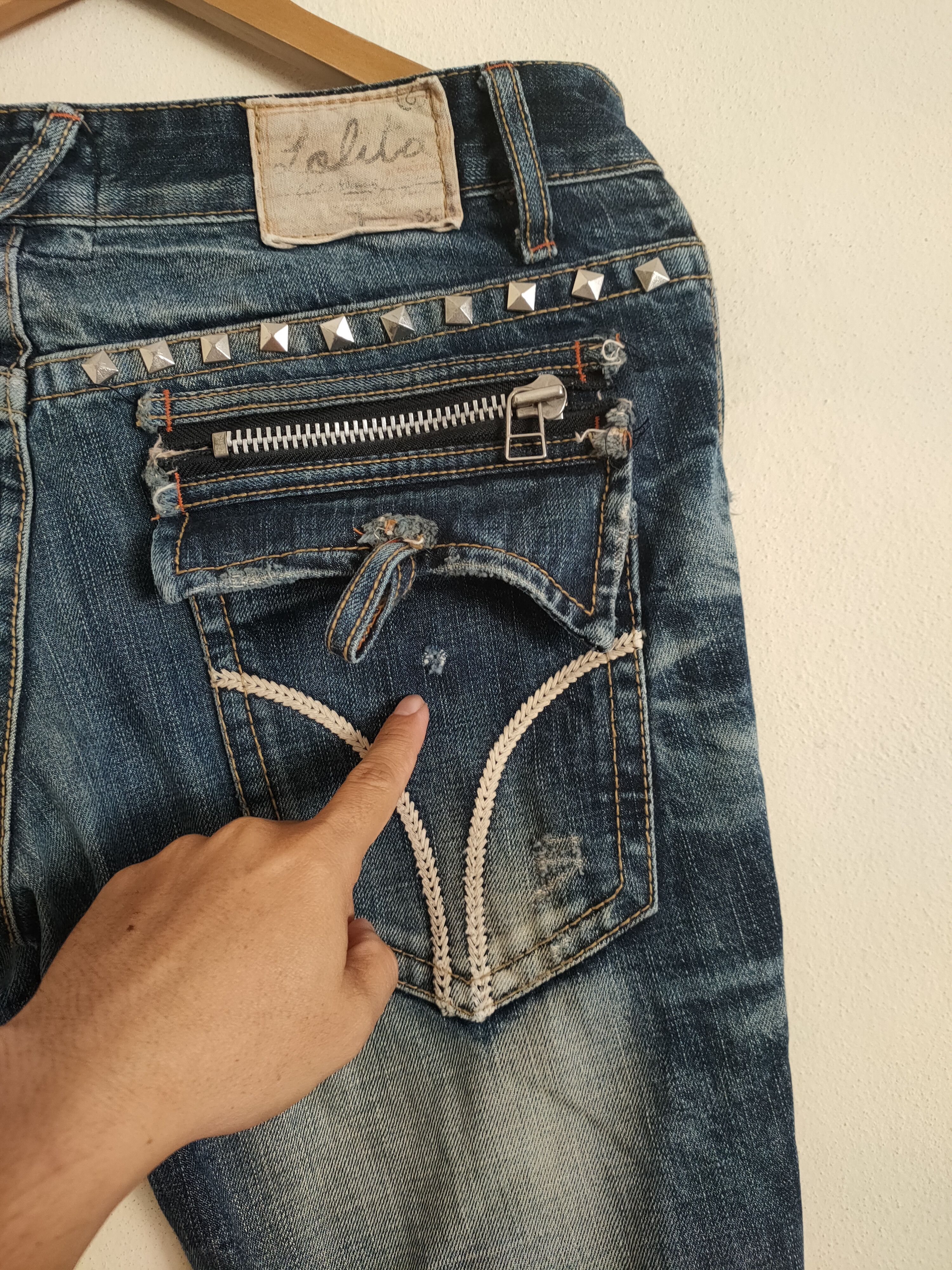Japanese Brand × Vintage Vintage Lolita jeans Rare Design Size US 34 / EU 50 - 6 Thumbnail