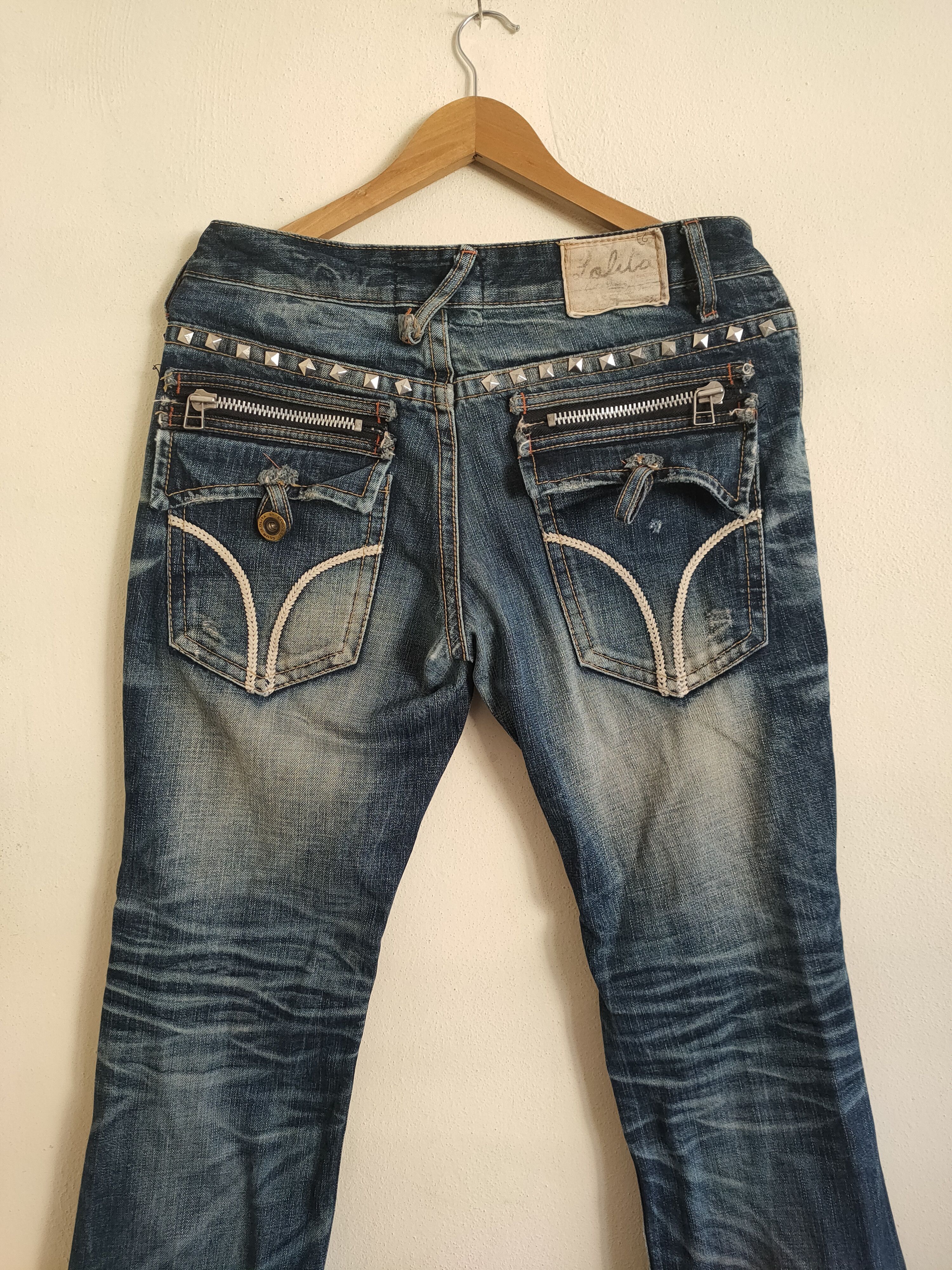 Japanese Brand × Vintage Vintage Lolita jeans Rare Design Size US 34 / EU 50 - 1 Thumbnail