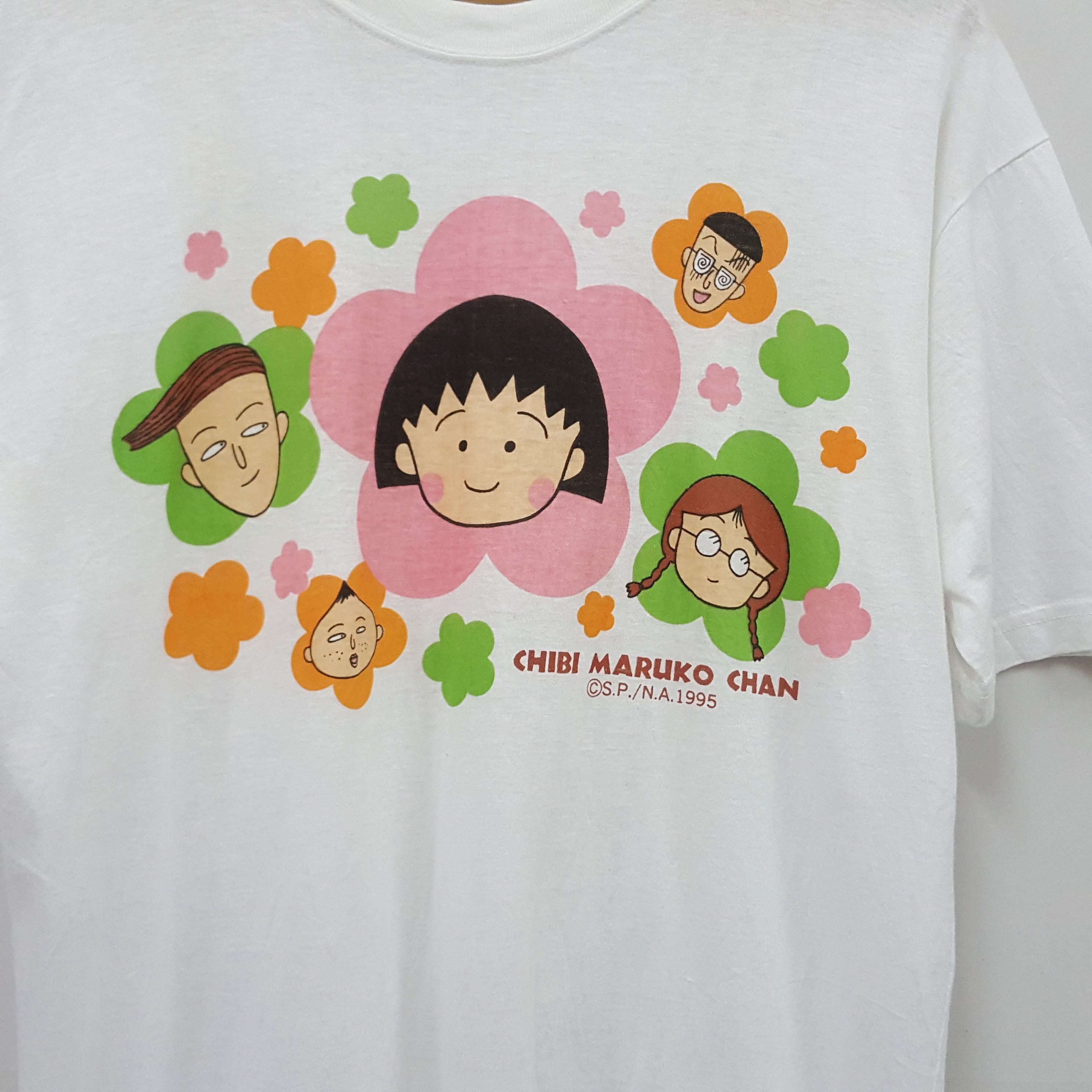 Cartoon Network × Japanese Brand × Vintage Vintage 90's Chibi Maruko-chan Japanese shojo manga t-shirt Size US L / EU 52-54 / 3 - 2 Thumbnail