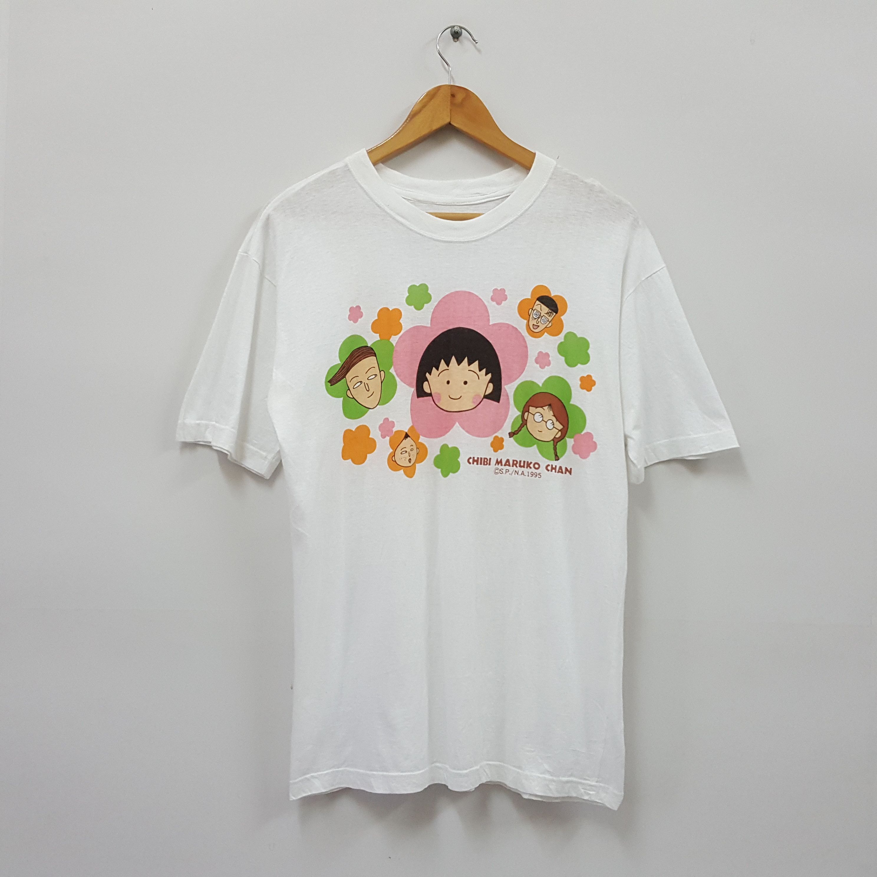 Cartoon Network × Japanese Brand × Vintage Vintage 90's Chibi Maruko-chan Japanese shojo manga t-shirt Size US L / EU 52-54 / 3 - 1 Thumbnail