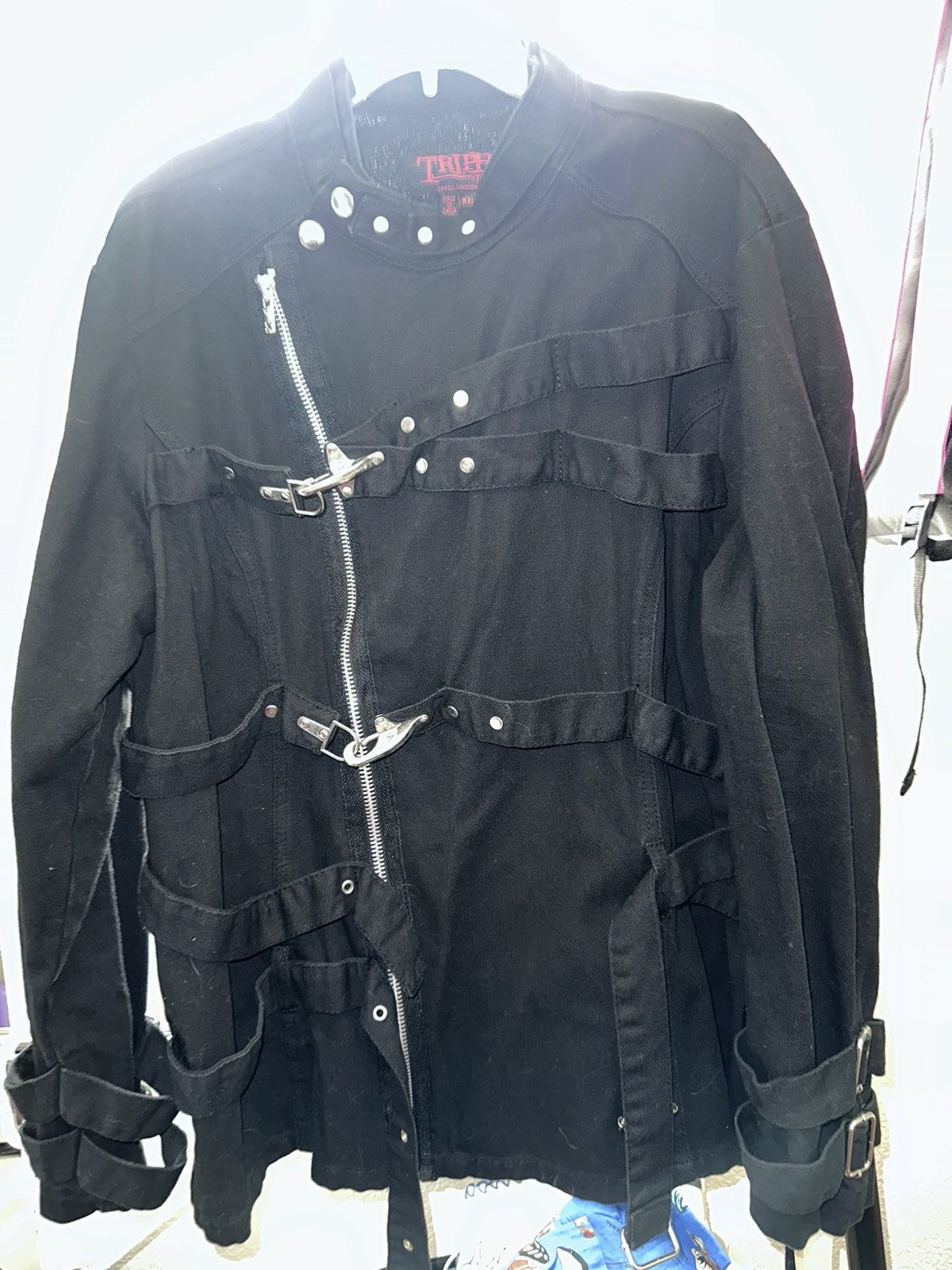 ジャケット・アウター 00s Tripp NYC Bondage Gimmick Jacket y2k Japanese Brand × Tripp NYC × Vintage Rare Vintage Y2K TRIPP