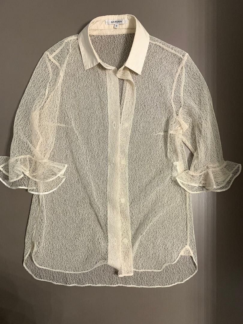 Carven Carven mesh top Size XS / US 0-2 / IT 36-38 - 1 Thumbnail