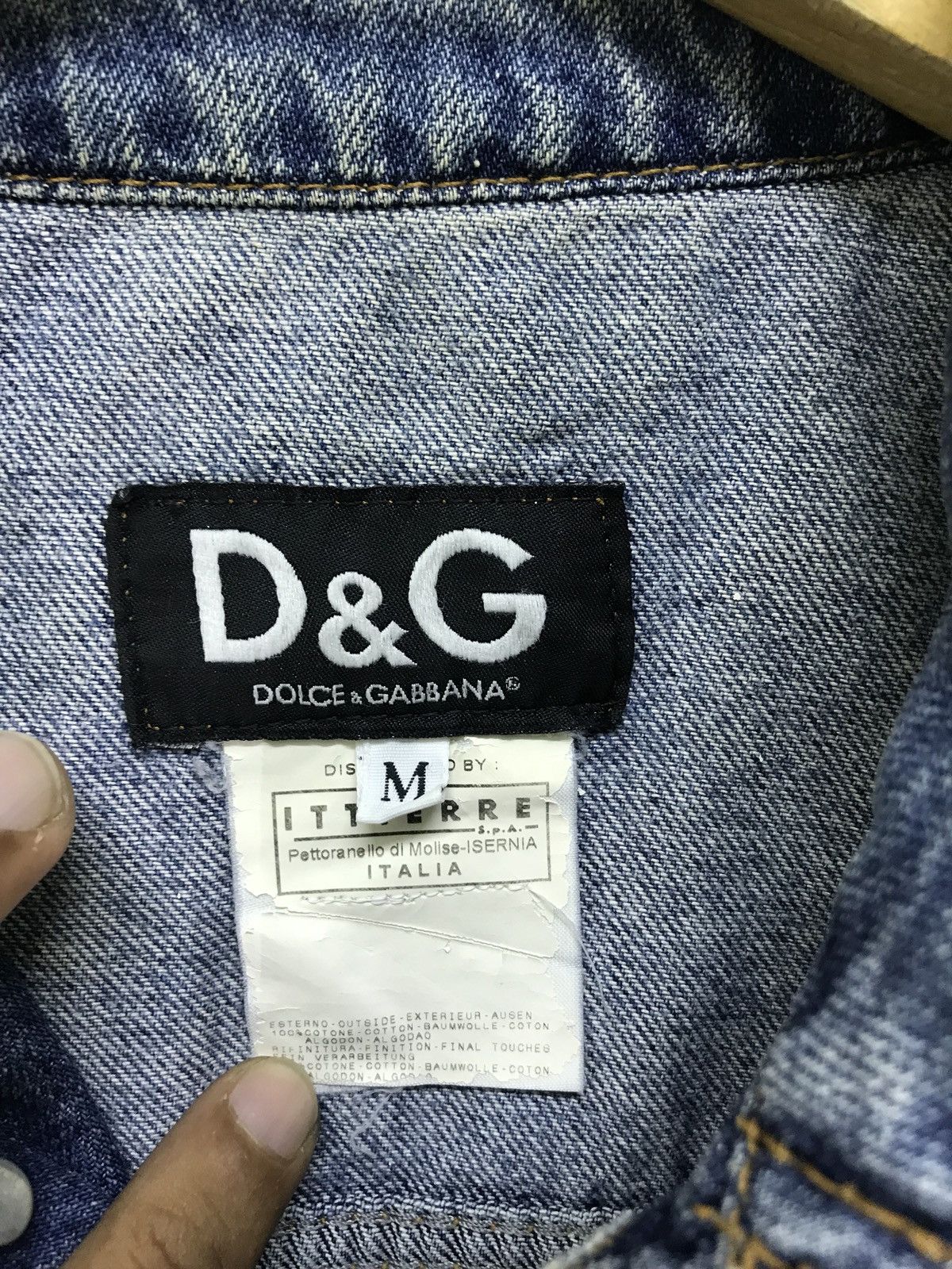 Dolce & Gabbana Vtg D&G Dolce & Gabbana Decons Denim Jacket Patches 6🟩0 Size US M / EU 48-50 / 2 - 6 Thumbnail