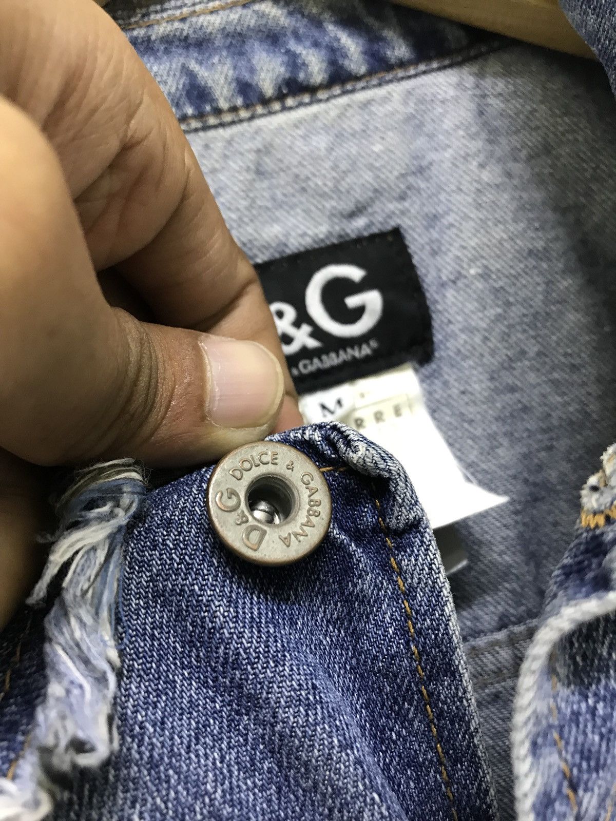 Dolce & Gabbana Vtg D&G Dolce & Gabbana Decons Denim Jacket Patches 6🟩0 Size US M / EU 48-50 / 2 - 9 Thumbnail