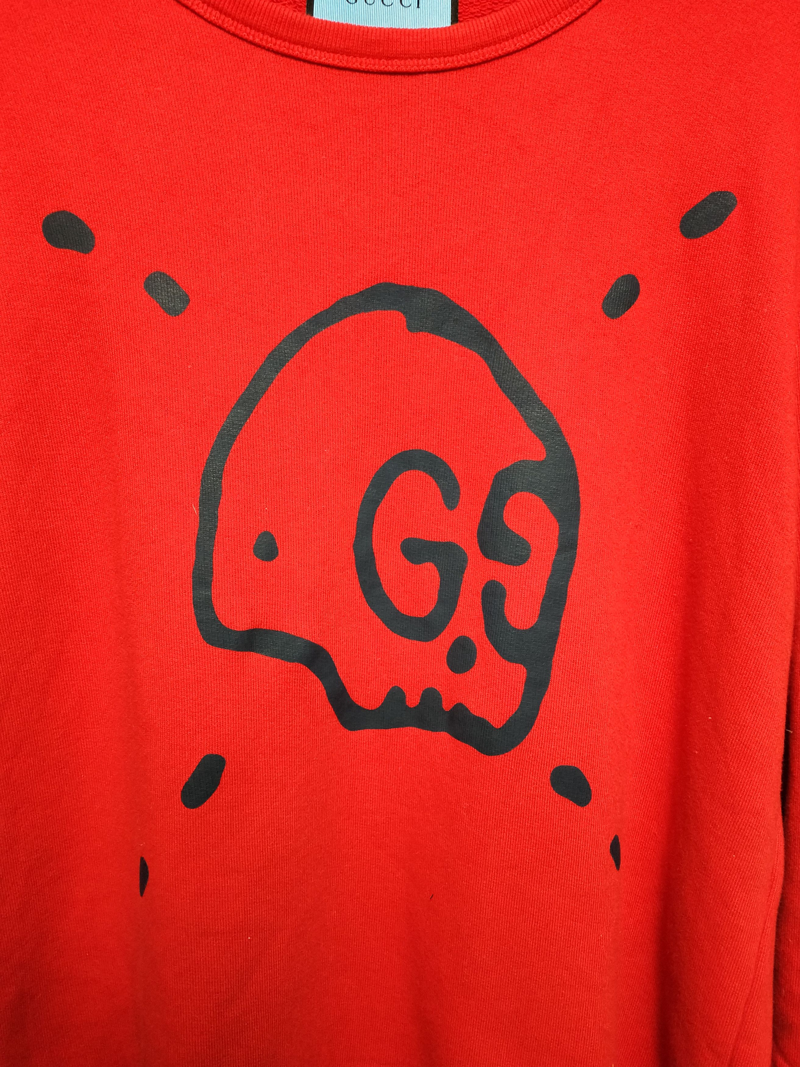 Gucci Ghost GG Sweater Size US L / EU 52-54 / 3 - 2 Thumbnail