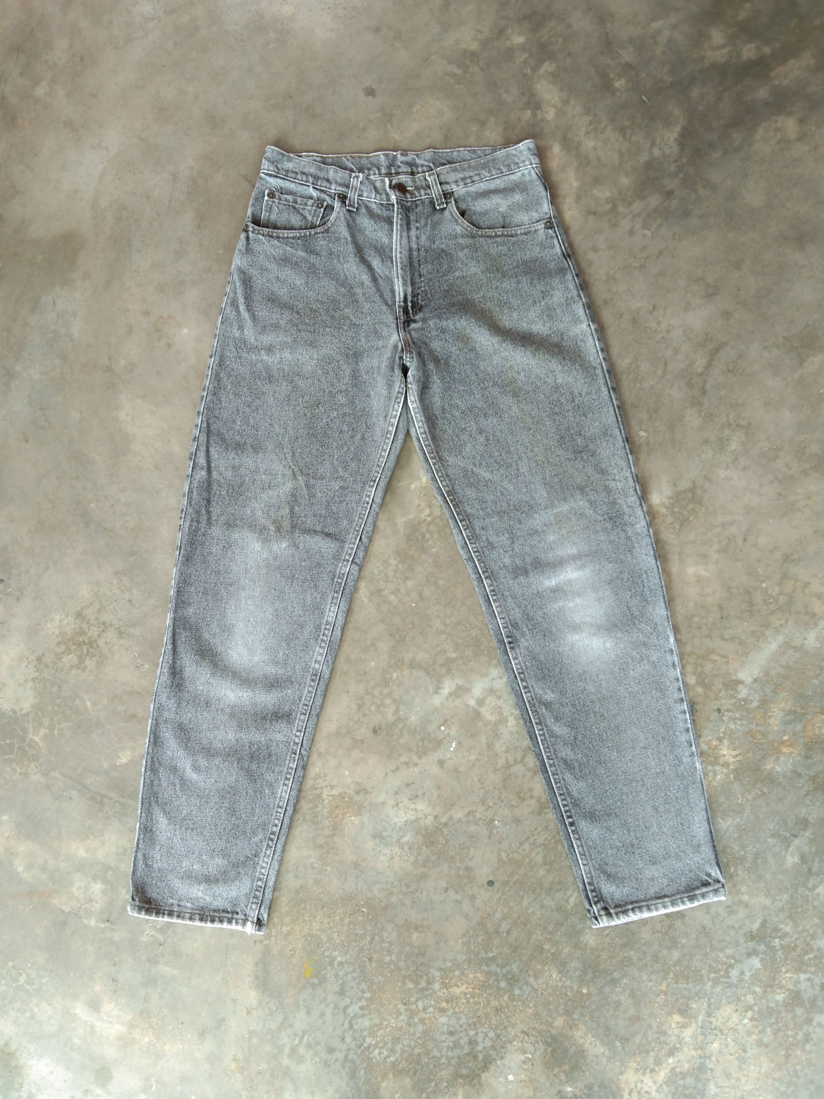 Levi's 90s Vintage Levi's Jeans 550 Grey Made In USA 32x30 Size US 32 / EU 48 - 1 Thumbnail