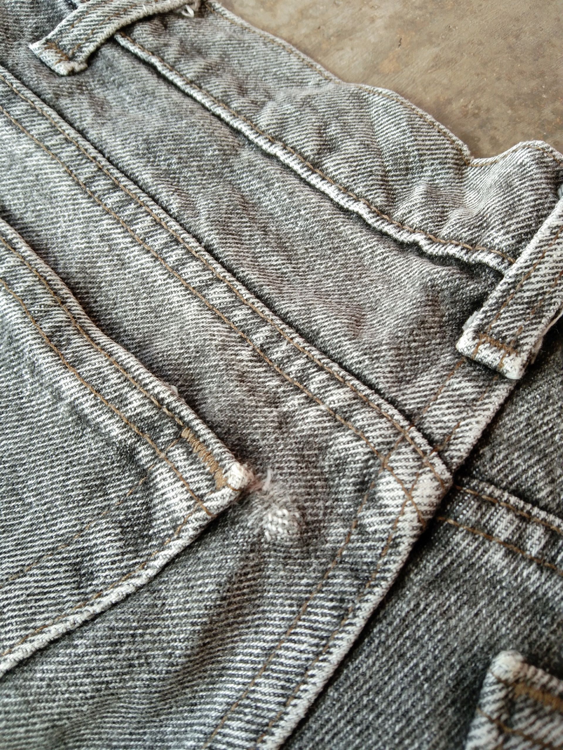 Levi's 90s Vintage Levi's Jeans 550 Grey Made In USA 32x30 Size US 32 / EU 48 - 5 Thumbnail