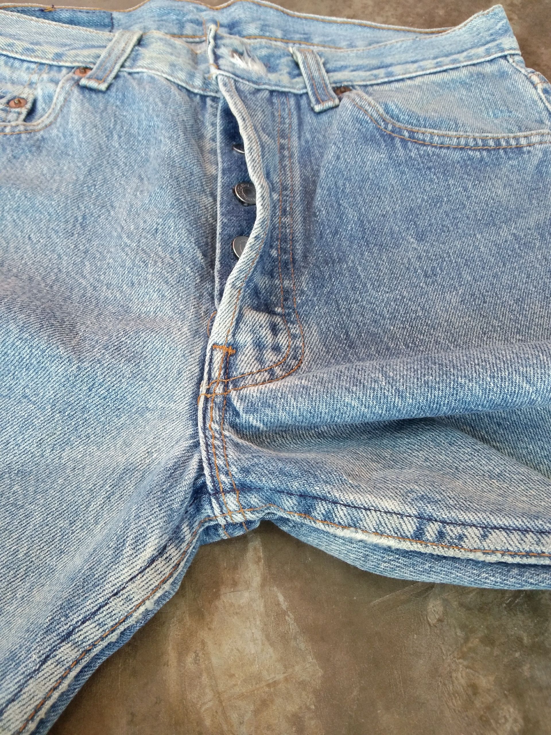 Levi's 80s Vintage Levis 501 Made In USA Distressed Jeans 29x30 Size US 29 - 9 Thumbnail