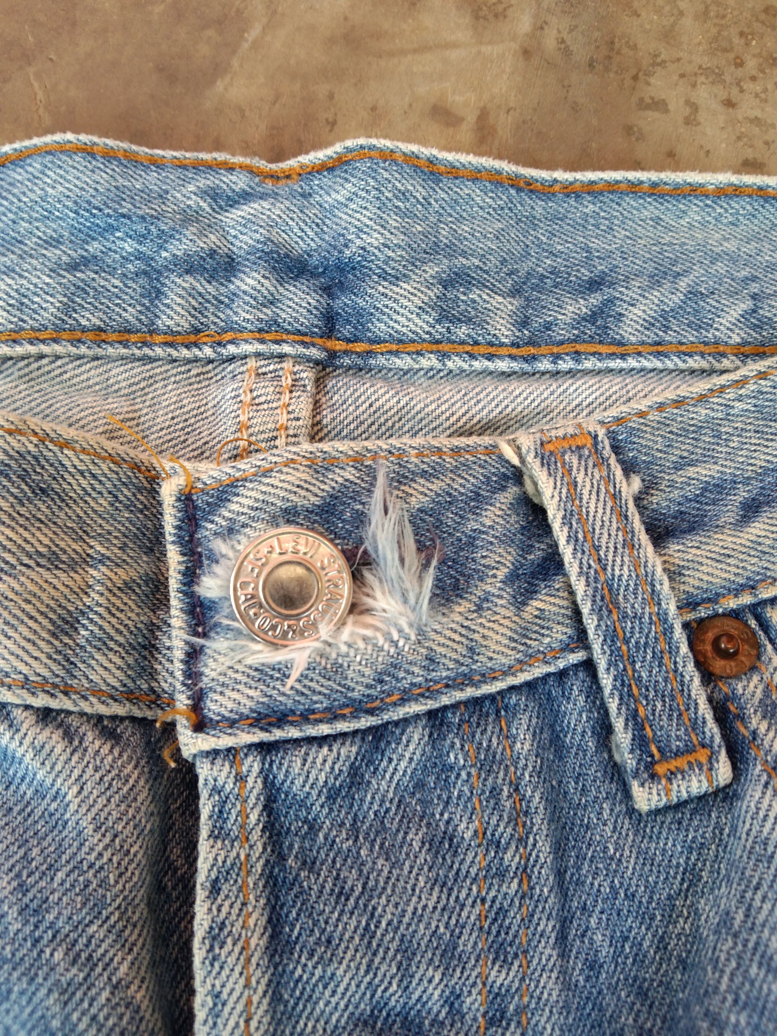 Levi's 80s Vintage Levis 501 Made In USA Distressed Jeans 29x30 Size US 29 - 10 Thumbnail