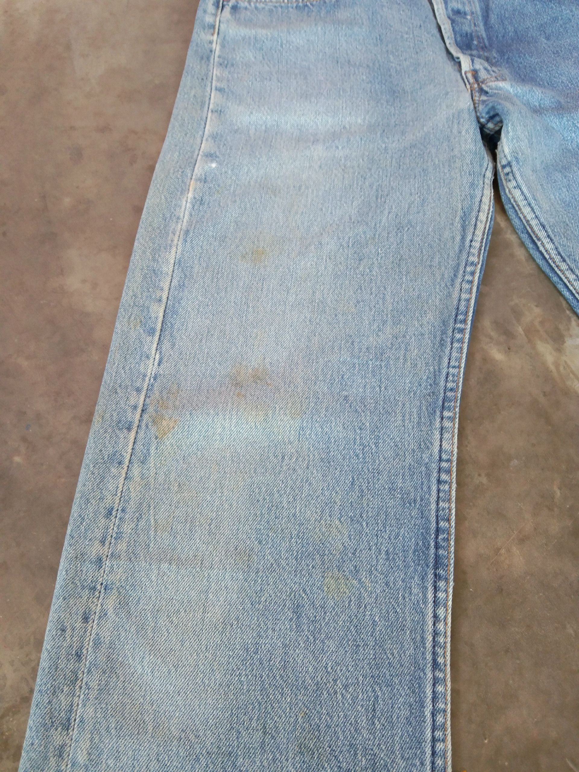 Levi's 80s Vintage Levis 501 Made In USA Distressed Jeans 29x30 Size US 29 - 6 Thumbnail
