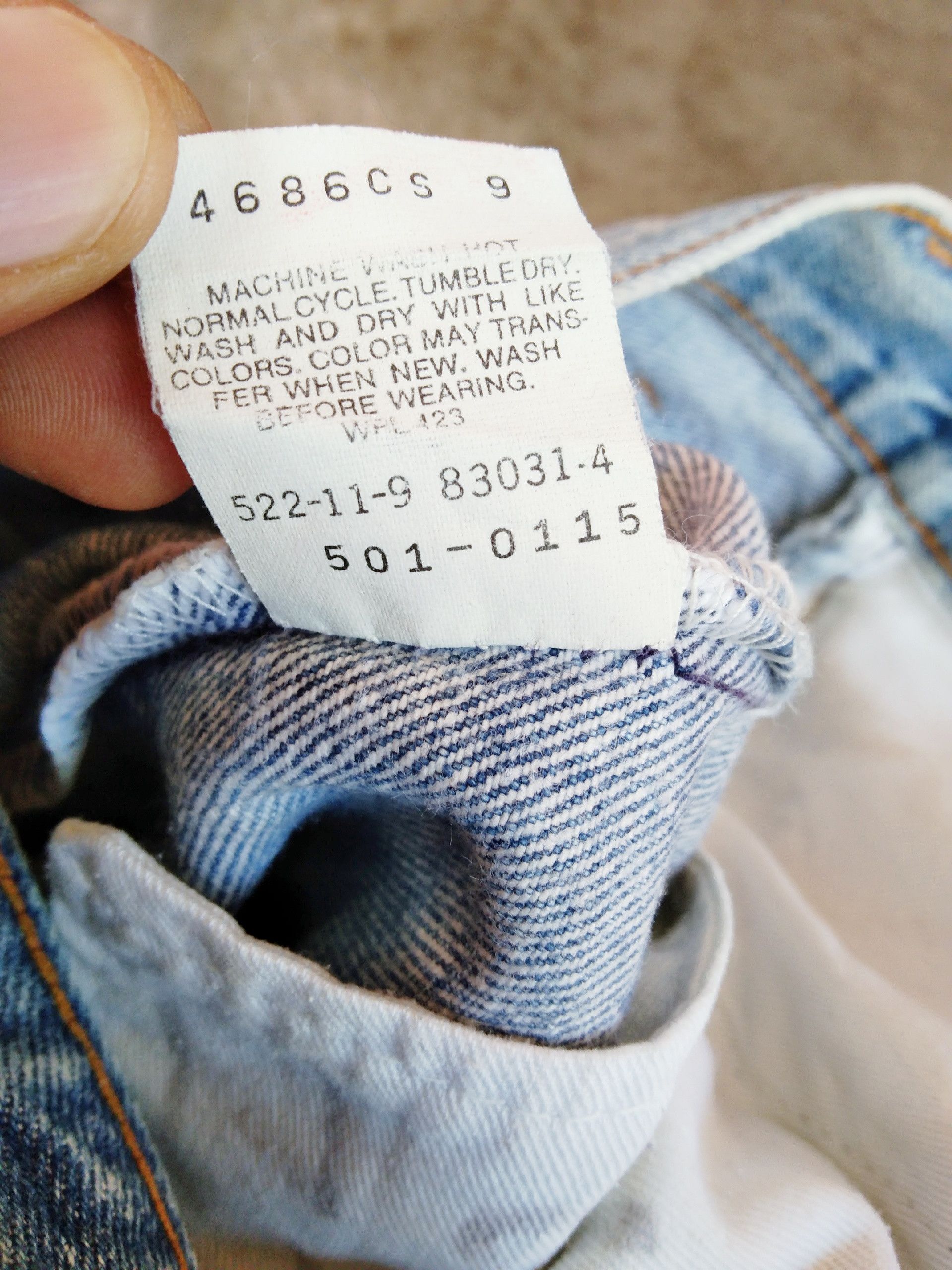 Levi's 80s Vintage Levis 501 Made In USA Distressed Jeans 29x30 Size US 29 - 15 Thumbnail
