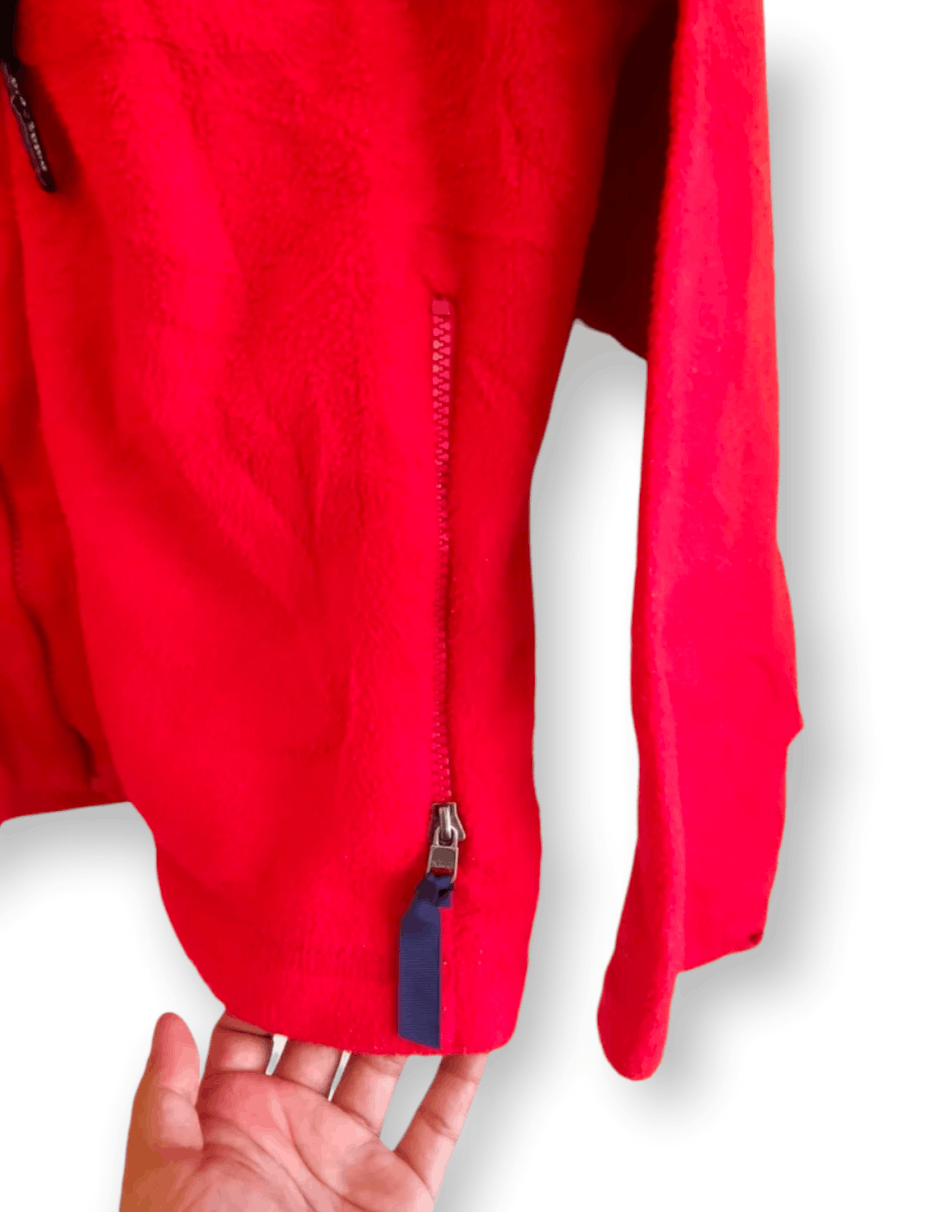 Patagonia × Vintage Vintage 90's Patagonia Synchilla Red Zipup Fleece Size US L / EU 52-54 / 3 - 5 Thumbnail