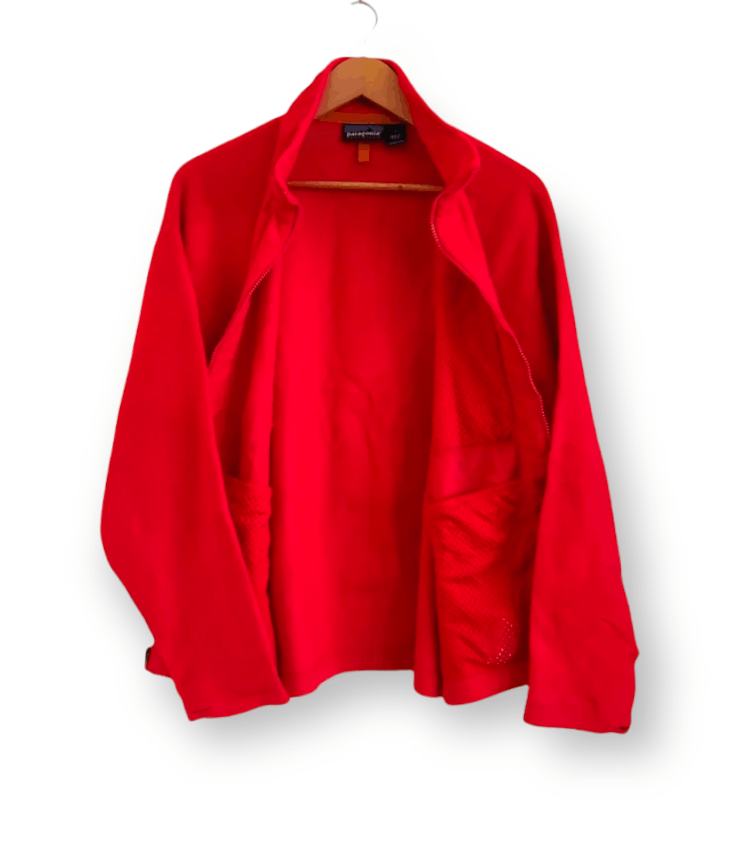 Patagonia × Vintage Vintage 90's Patagonia Synchilla Red Zipup Fleece Size US L / EU 52-54 / 3 - 2 Thumbnail