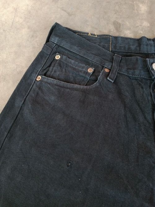 Levi's Vintage Levis 501 Black Straight Leg Distressed Jeans 30x32 Size US 30 / EU 46 - 8 Thumbnail