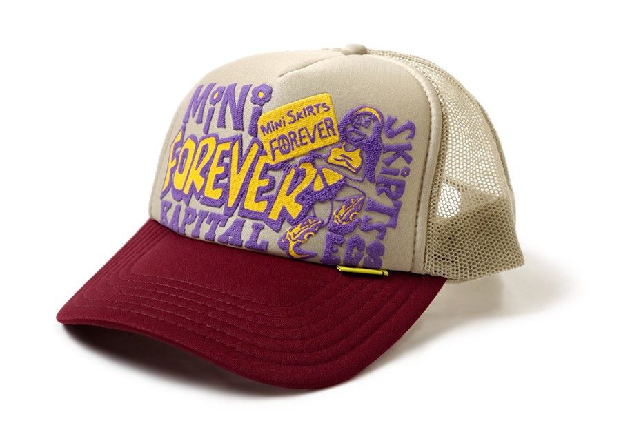 Kapital kapital LEGS MiNi SKiRTs FOREVER truck cap hat trucker Size ONE SIZE - 5 Thumbnail