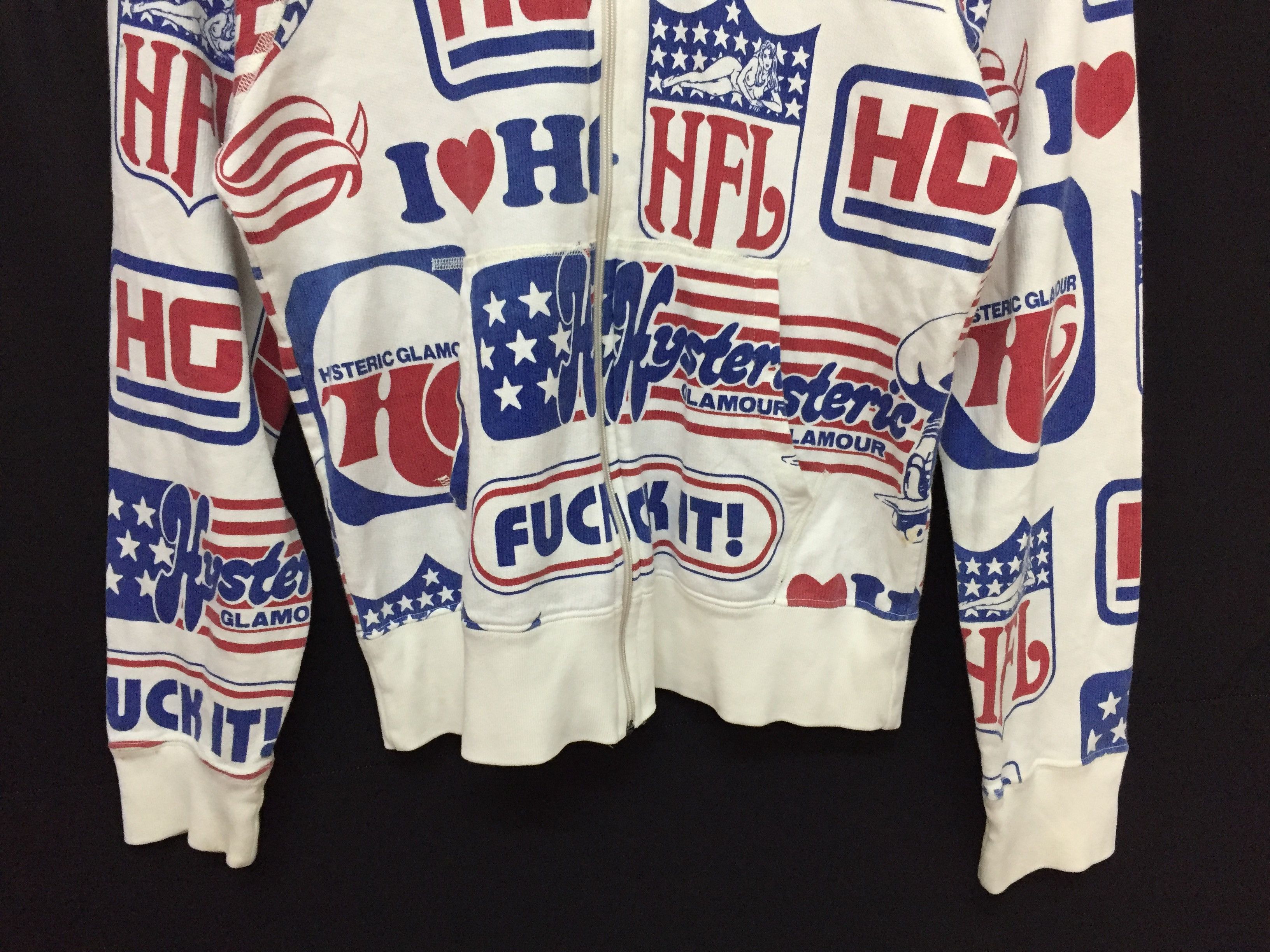 Hysteric Glamour 90's Hysteric Fuck IT multilogo hoodie Size S / US 4 / IT 40 - 3 Thumbnail