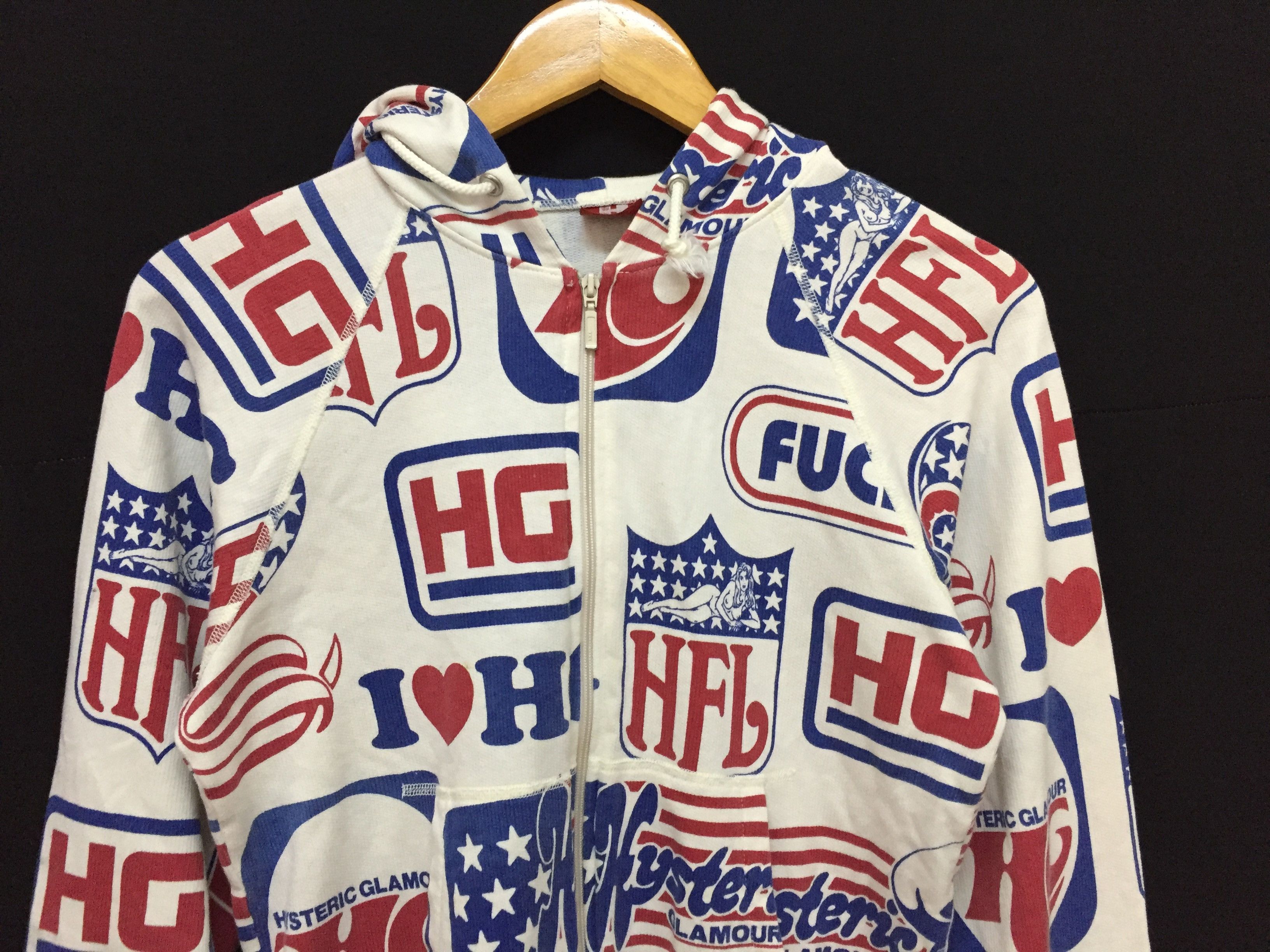 Hysteric Glamour 90's Hysteric Fuck IT multilogo hoodie Size S / US 4 / IT 40 - 2 Thumbnail