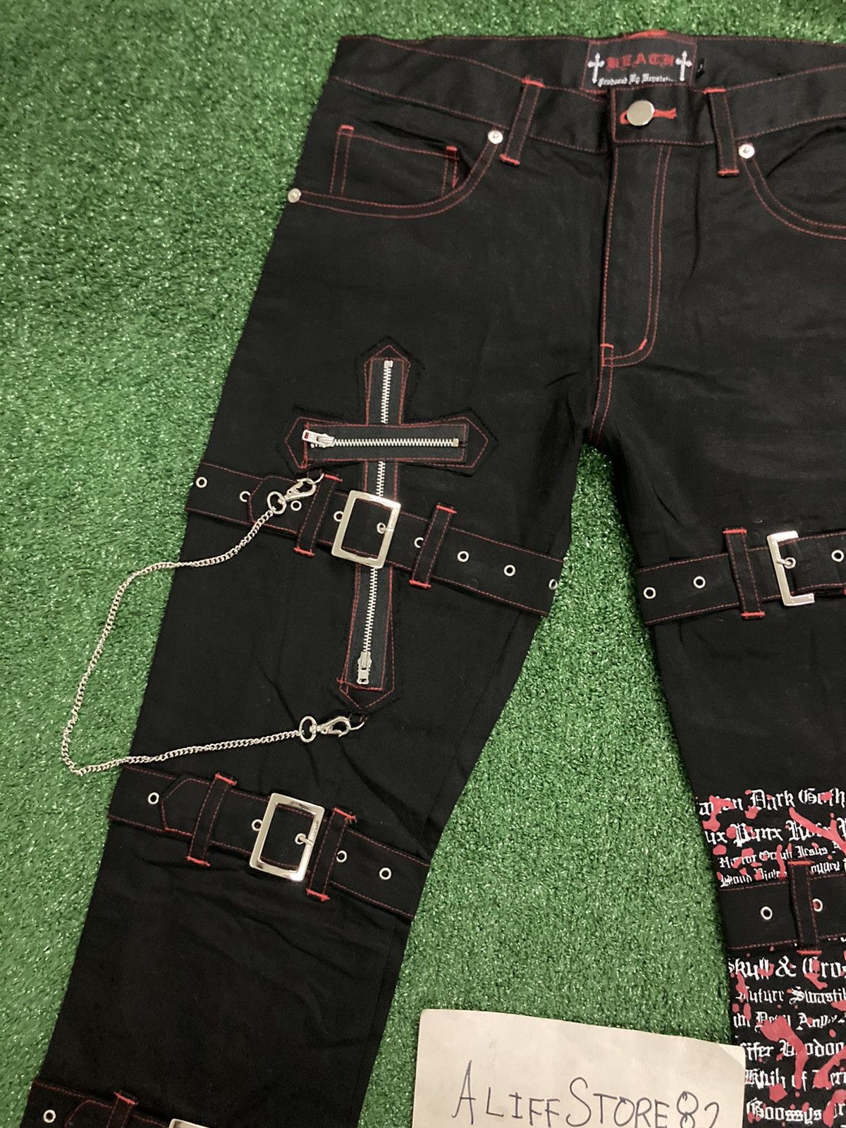 Other × Seditionaries !LastDrop!Unknown REACH Bondage Pants Punk Design Size US 32 / EU 48 - 13 Thumbnail