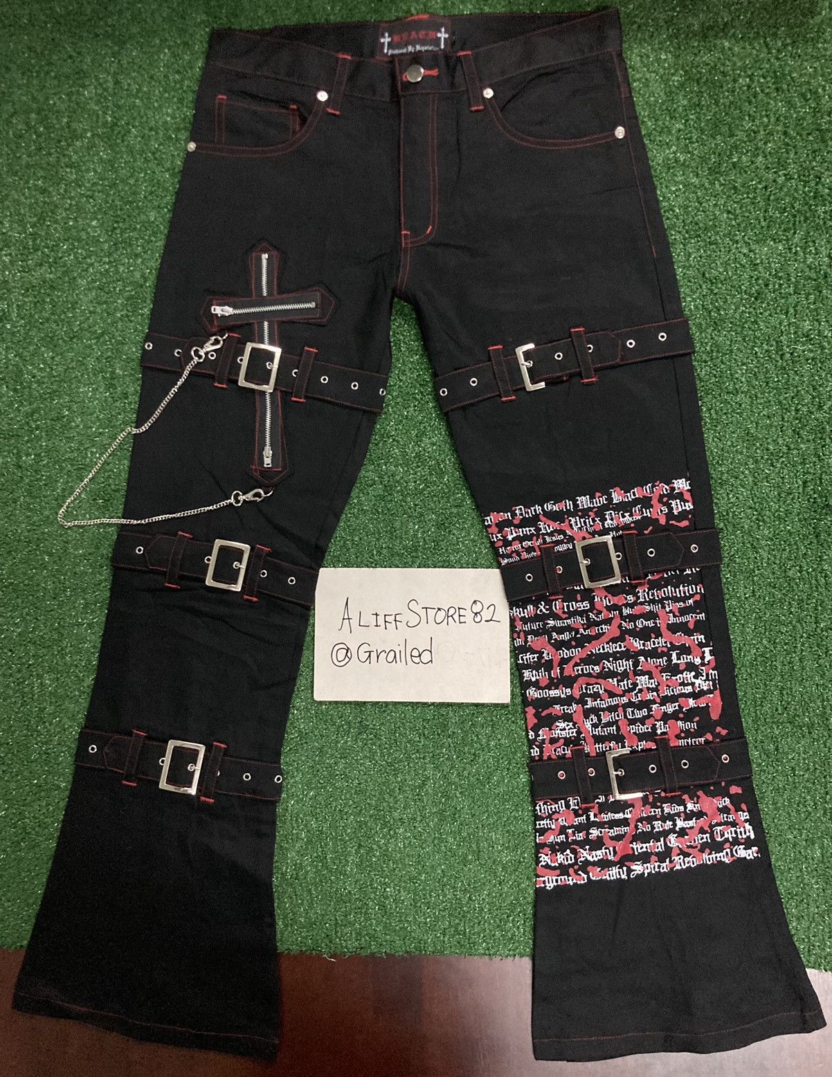 Other × Seditionaries !LastDrop!Unknown REACH Bondage Pants Punk Design Size US 32 / EU 48 - 1 Thumbnail