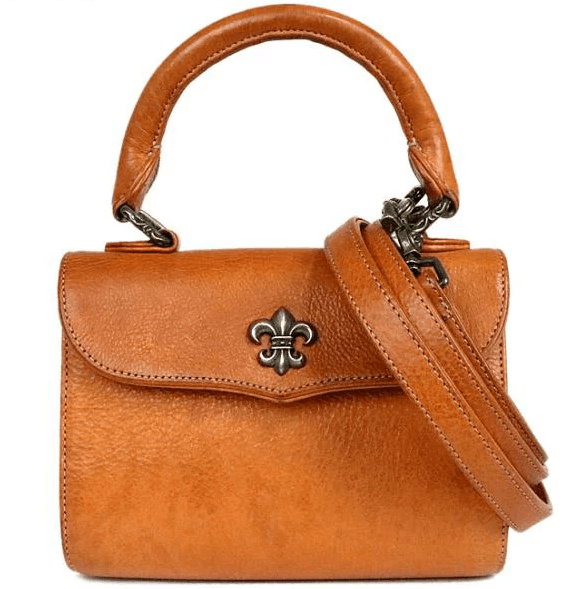 image of Chrome Hearts Brown Flare Charm Bag, Women's