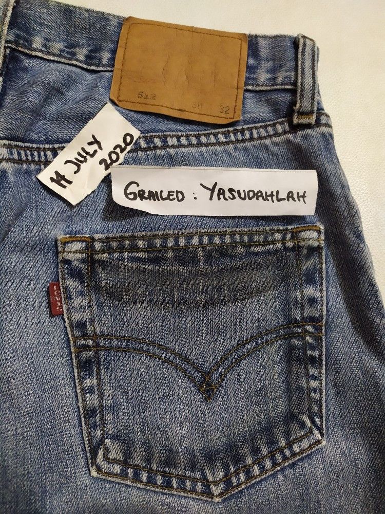 Levi's × Vintage Vintage Levi’s 512 Classic Cut Stone wash Jeans Size US 30 / EU 46 - 10 Thumbnail