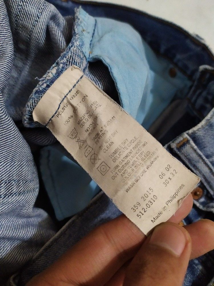 Levi's × Vintage Vintage Levi’s 512 Classic Cut Stone wash Jeans Size US 30 / EU 46 - 15 Thumbnail