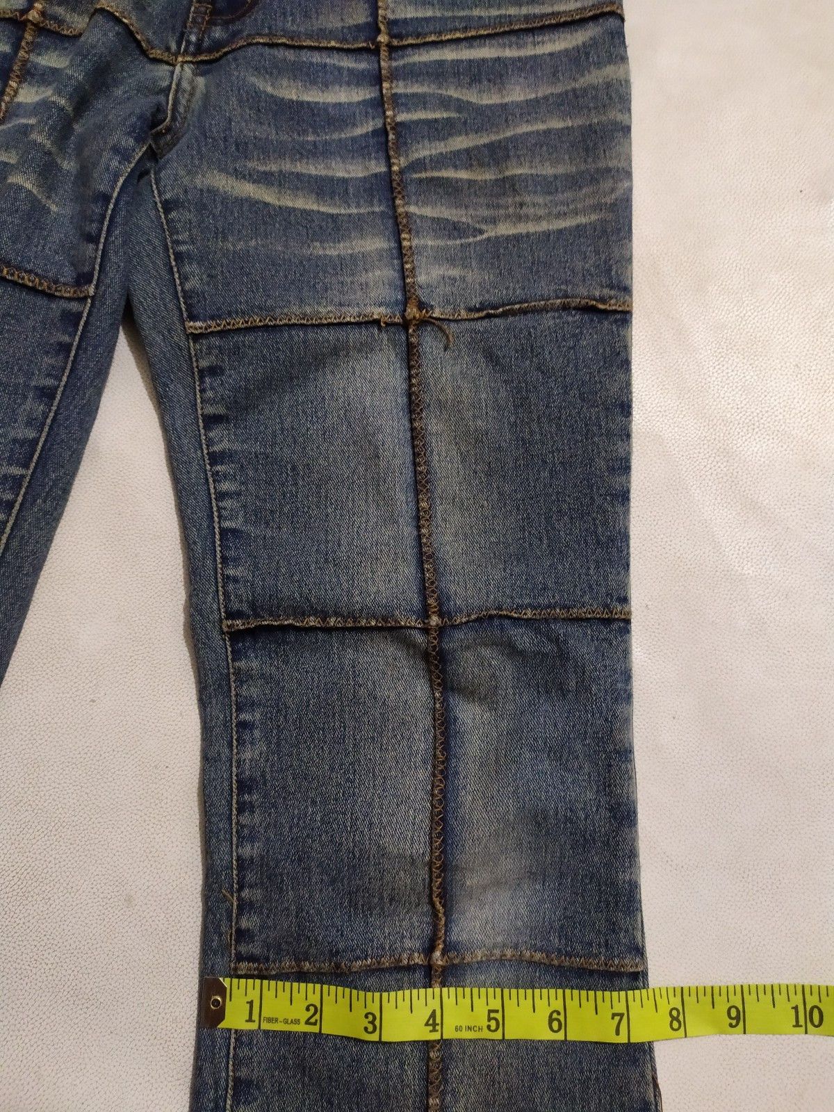 Japanese Brand Japanese World Bazaar Bootcut Patchwork Design Jeans Size US 28 / EU 44 - 15 Thumbnail