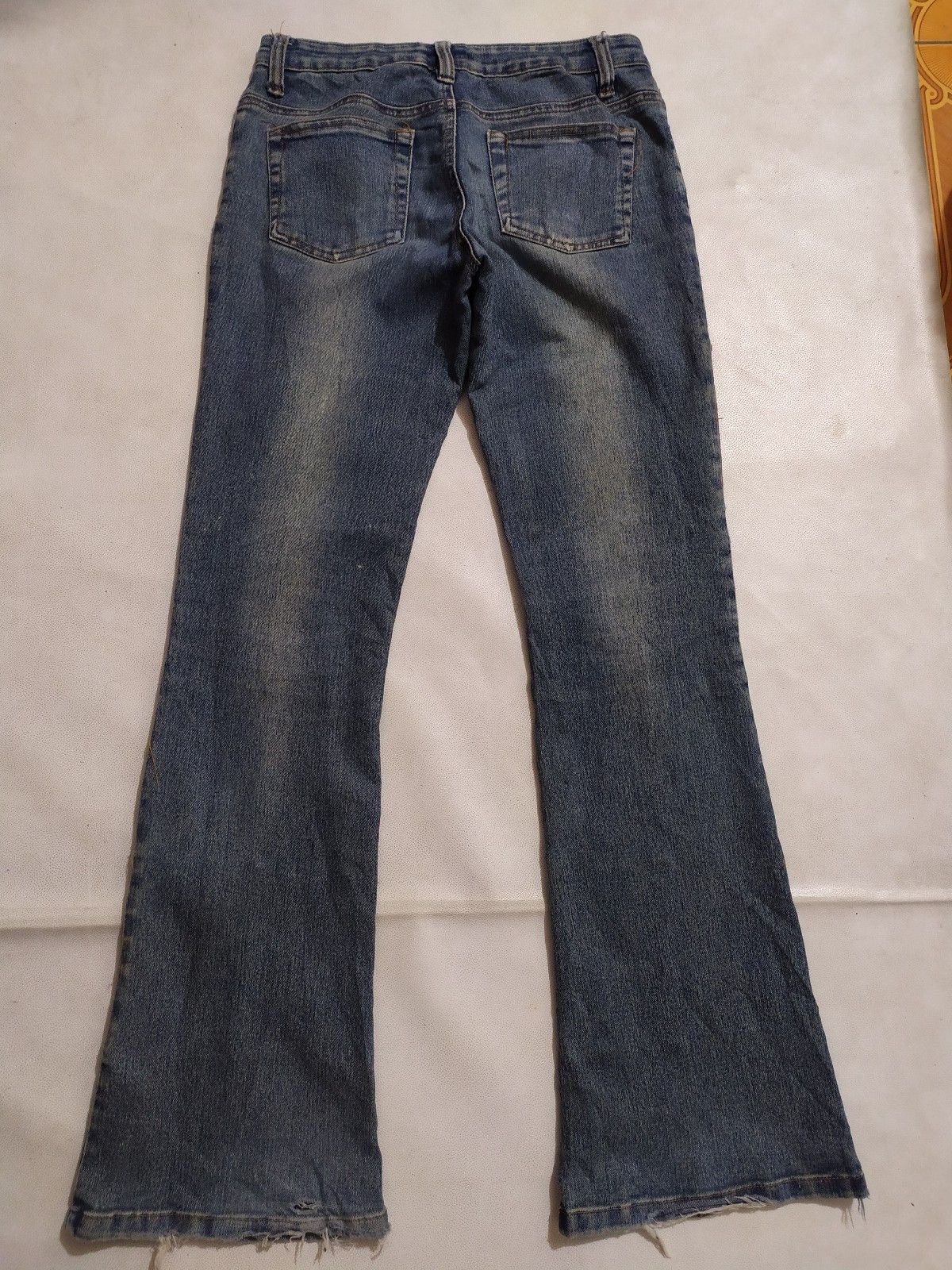 Japanese Brand Japanese World Bazaar Bootcut Patchwork Design Jeans Size US 28 / EU 44 - 8 Thumbnail