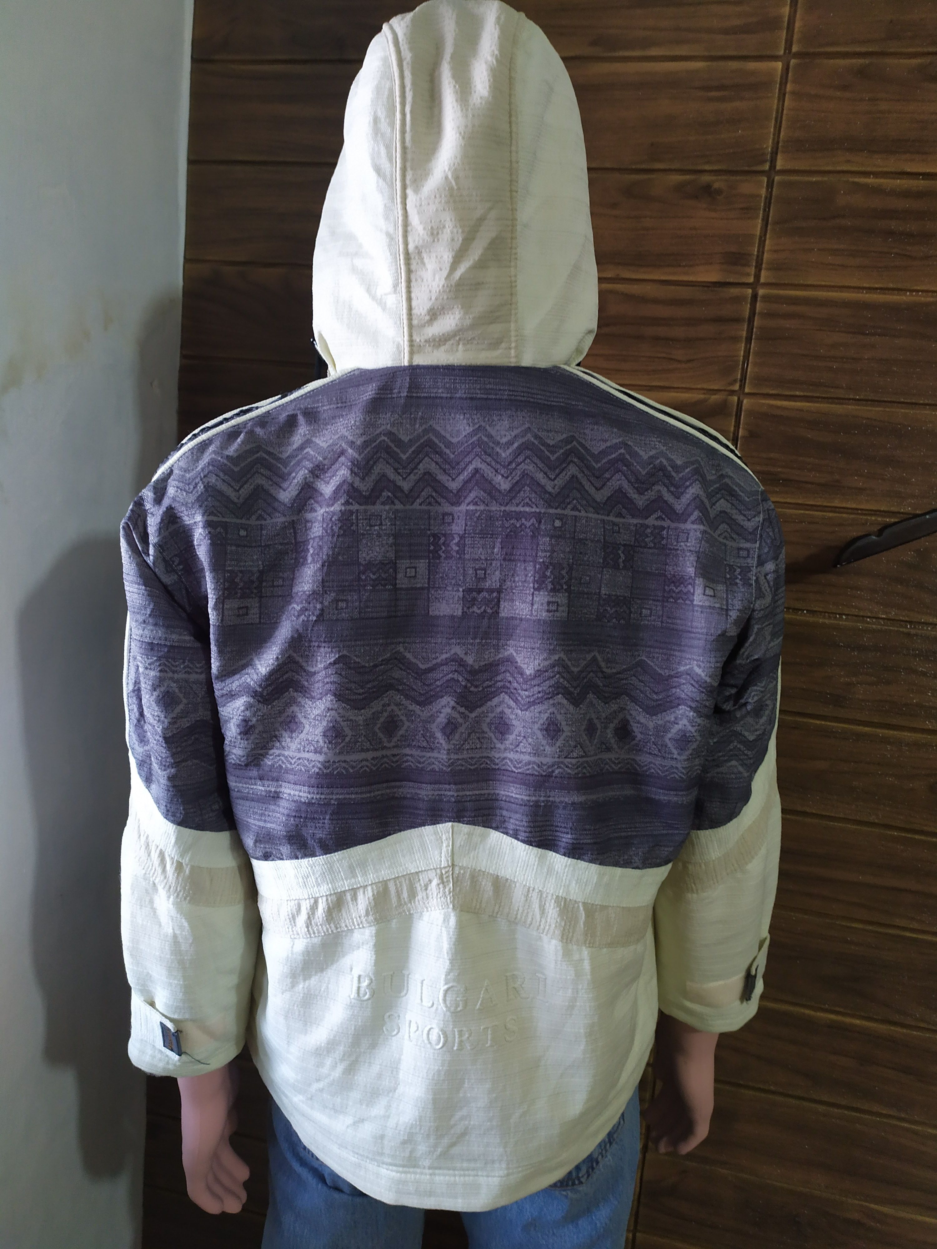 Bvlgari × Vintage 🔥Vintage BULGARI Hooded Jacket Logo Design Size US M / EU 48-50 / 2 - 4 Thumbnail