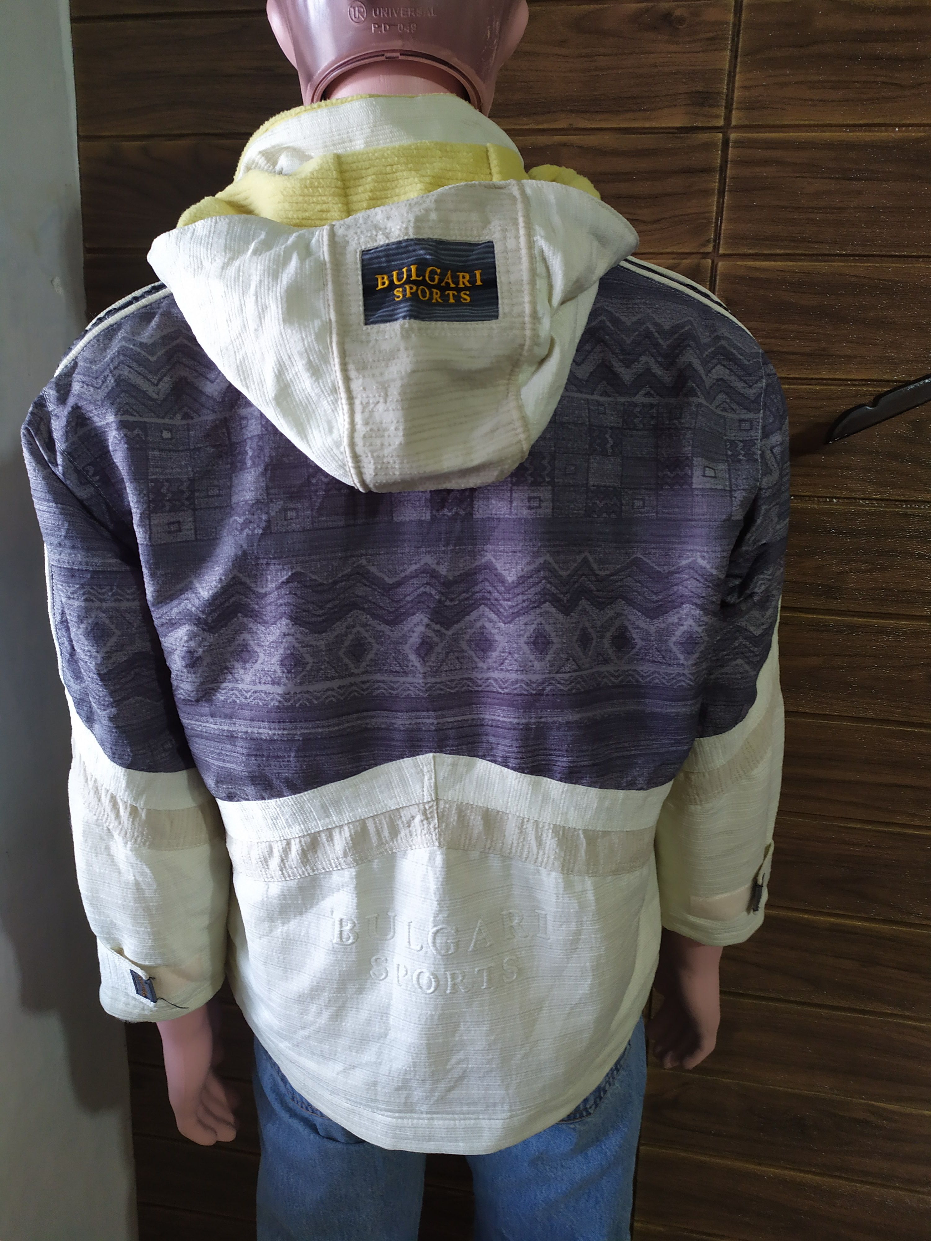 Bvlgari × Vintage 🔥Vintage BULGARI Hooded Jacket Logo Design Size US M / EU 48-50 / 2 - 1 Thumbnail