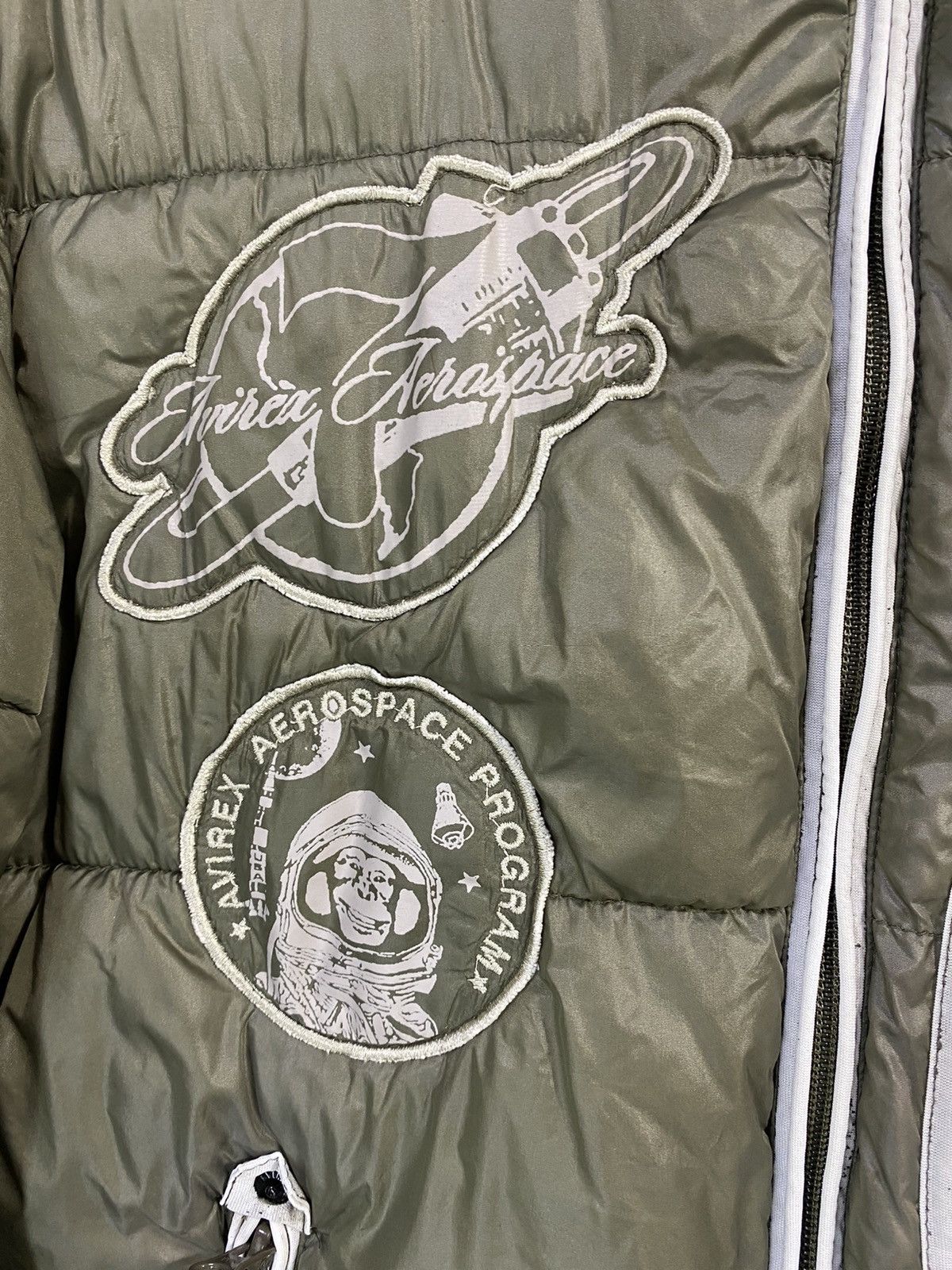 Avirex Avirex Varsity Puffer Jacket Aero Space Program With Hoodies Size US L / EU 52-54 / 3 - 4 Thumbnail