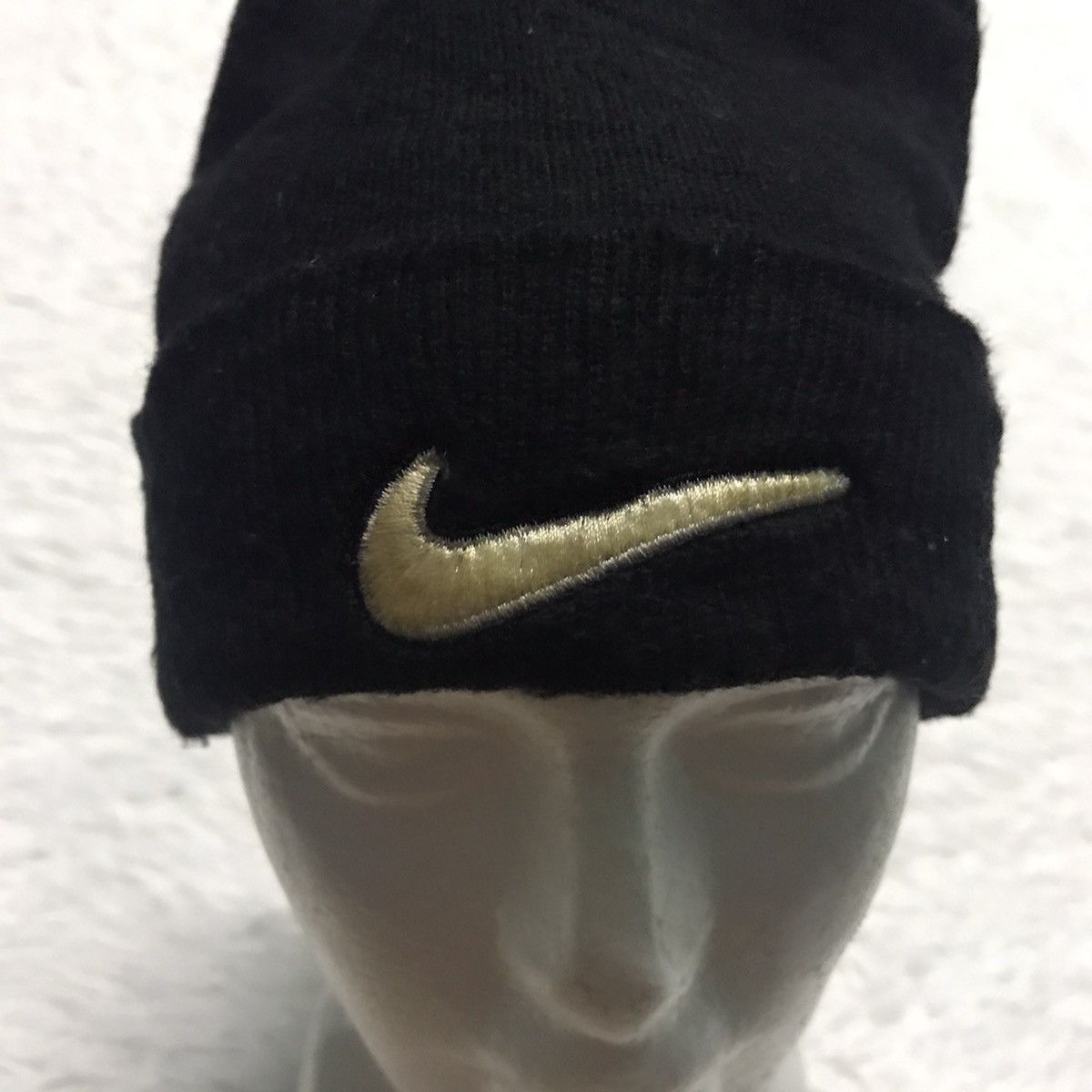 Nike Vtg Nike swoosh beanie/snow cap Size ONE SIZE - 4 Thumbnail
